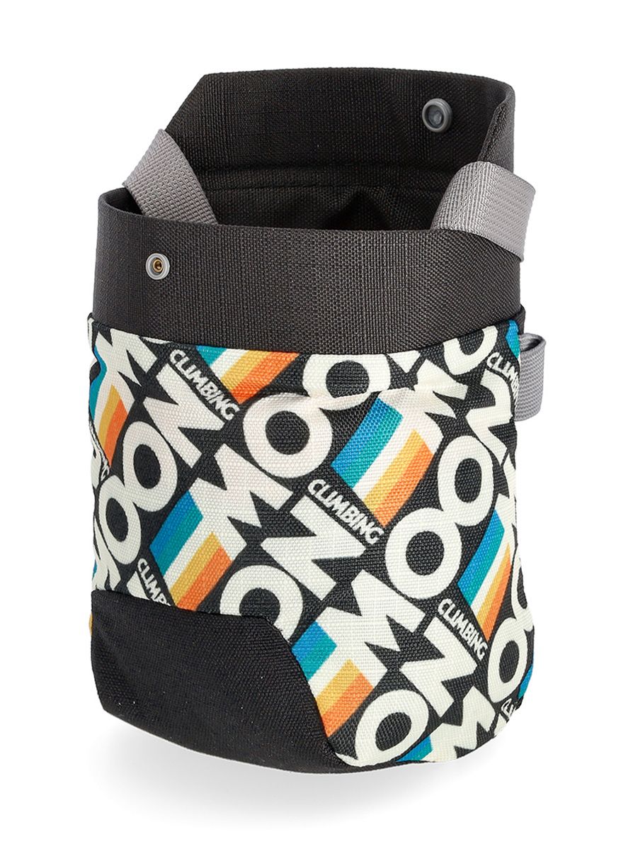 Pytlík na magnézium Moon Climbing Sport Chalk Bag - retro stripe black
