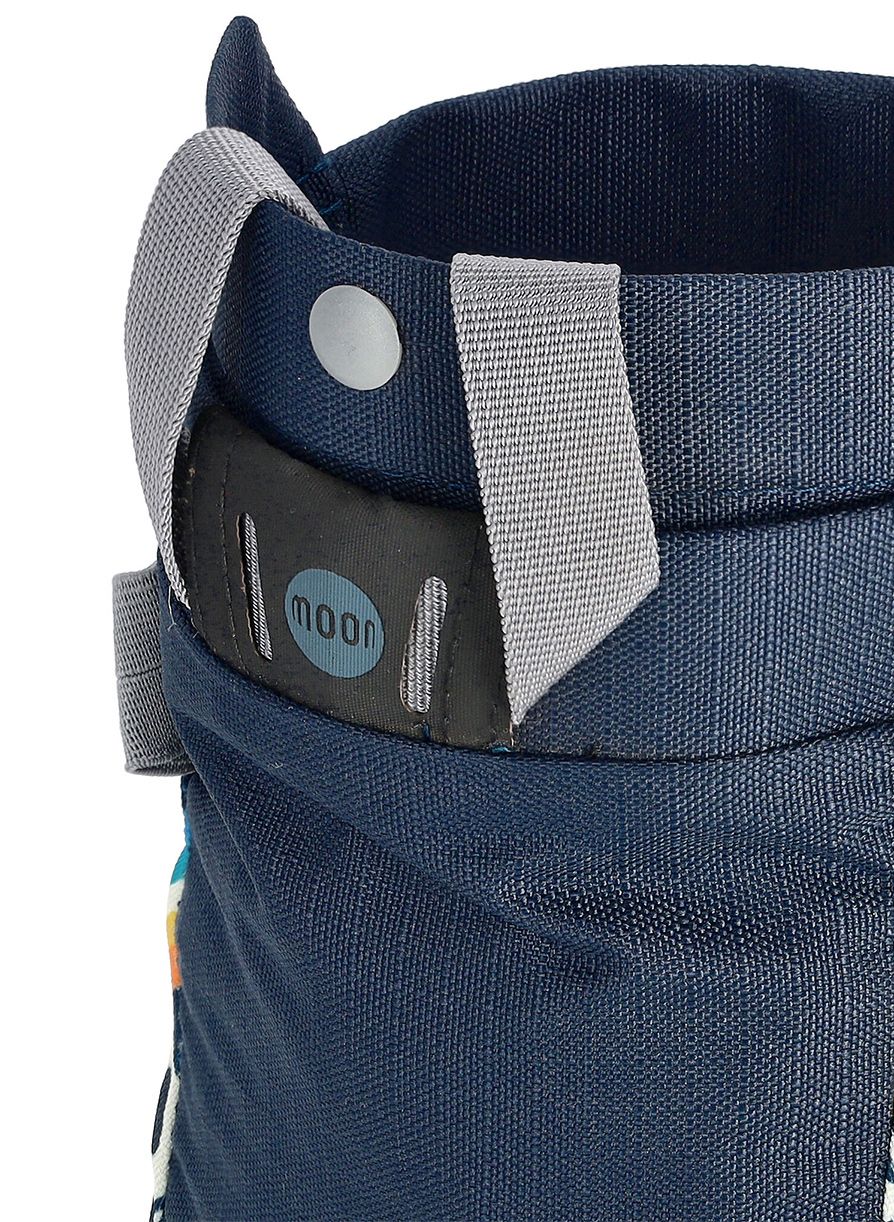 Pytlík na magnézium Moon Climbing Trad Chalk Bag - retro stripe indigo