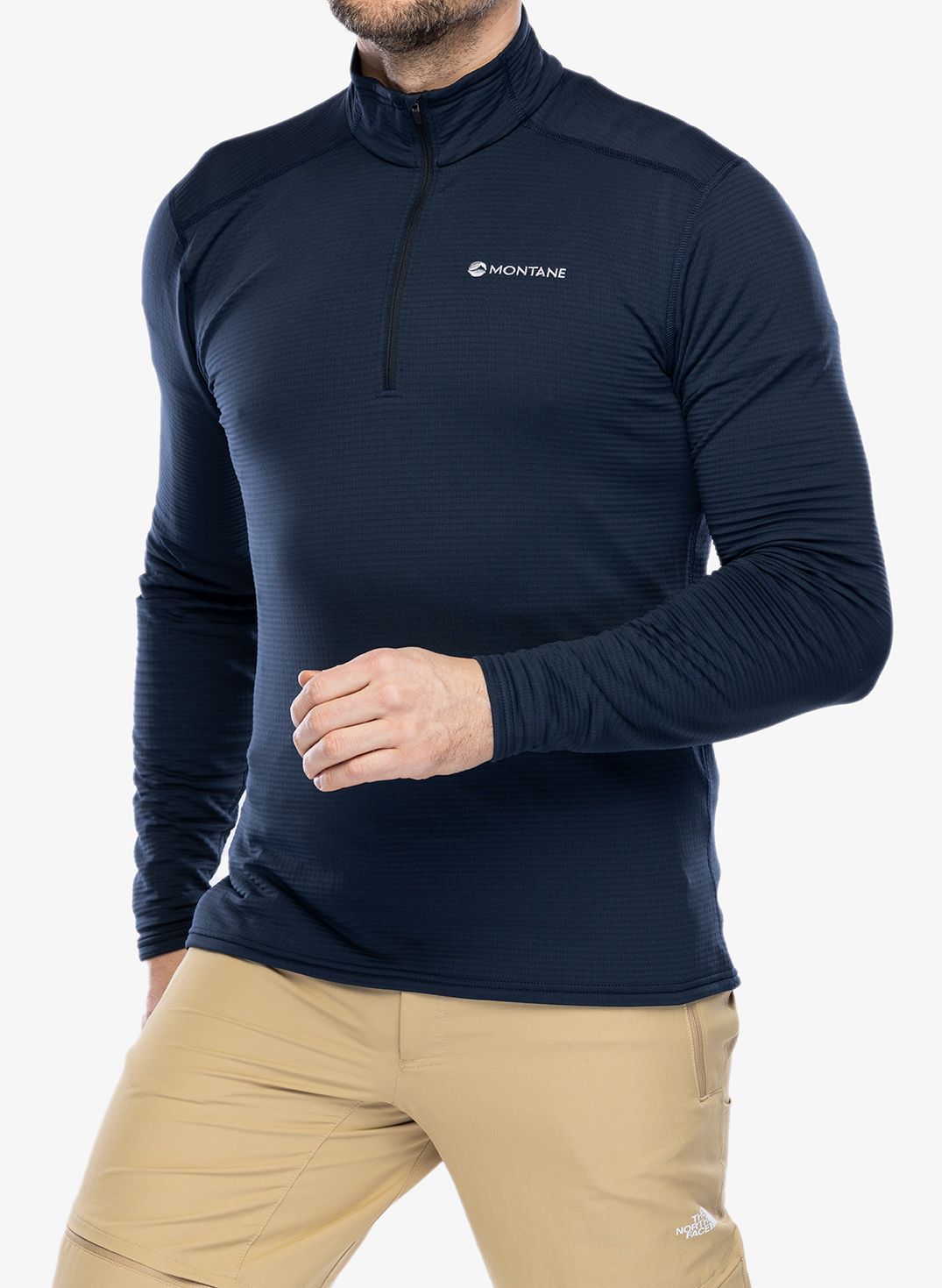 Mikina se zipem Montane Protium Lite Pull-On - eclipse blue