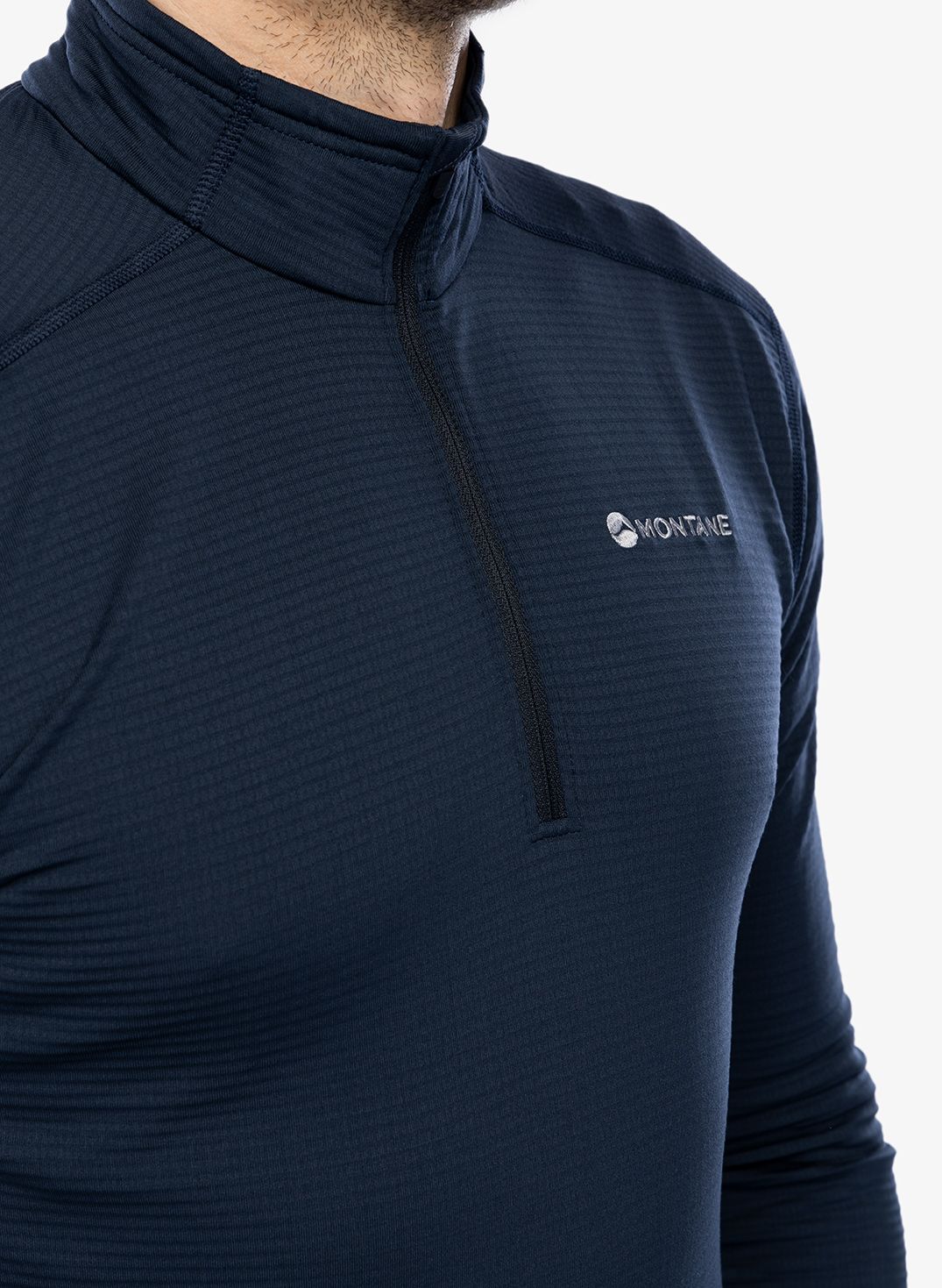 Mikina se zipem Montane Protium Lite Pull-On - eclipse blue