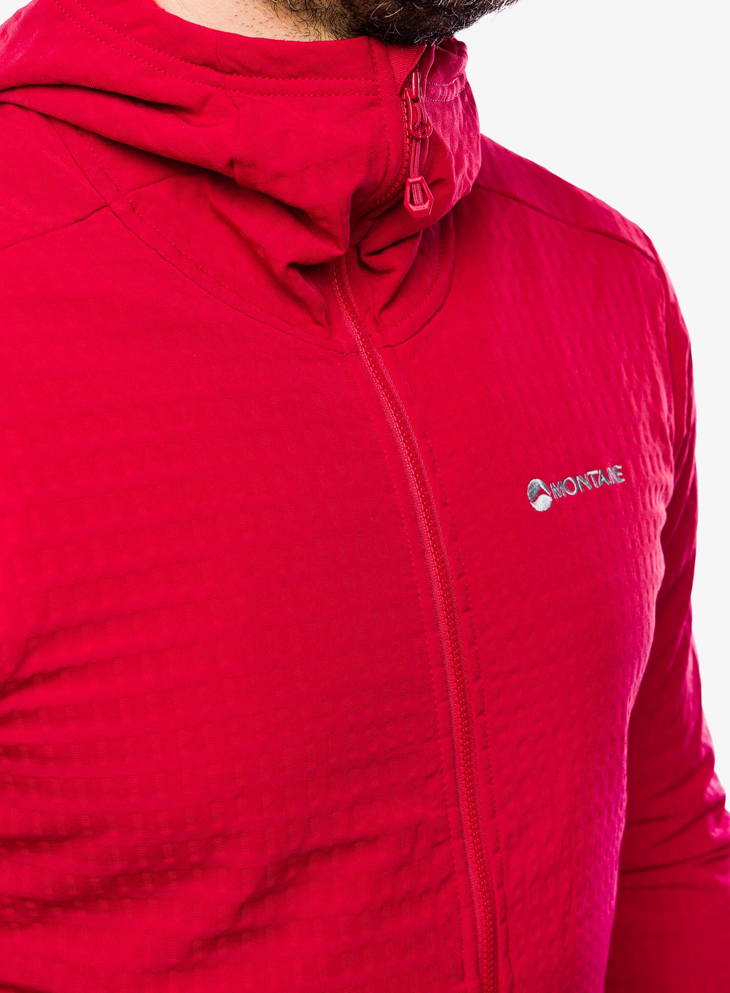 Mikina s kapucí Montane Protium Xt Hoodie - acer red