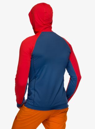 Mikina na lezení Mountain Equipment Aiguille Hooded Top - dusk/red rock