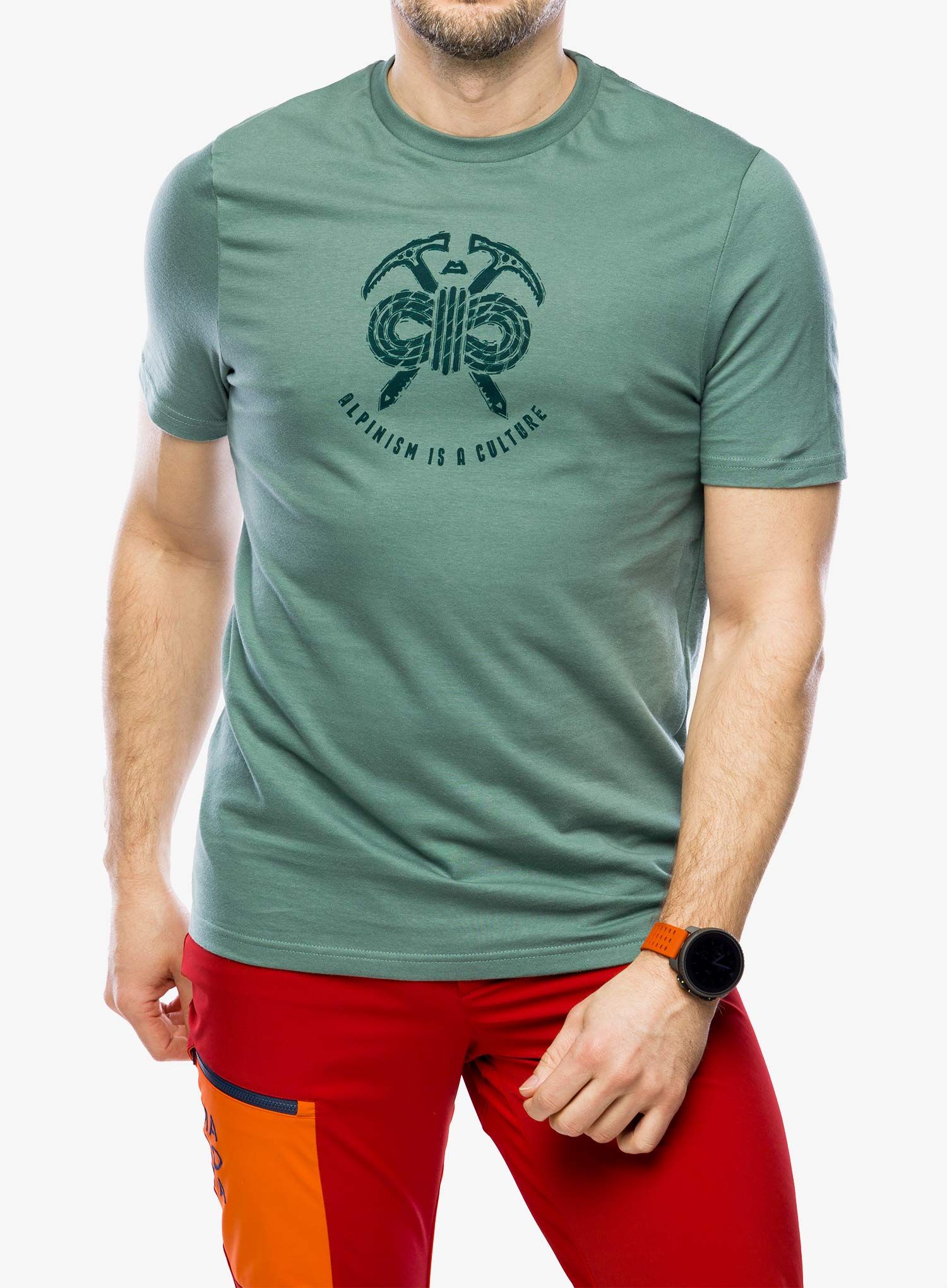 Bavlněné tričko Mountain Equipment Alpinism Tee - sage