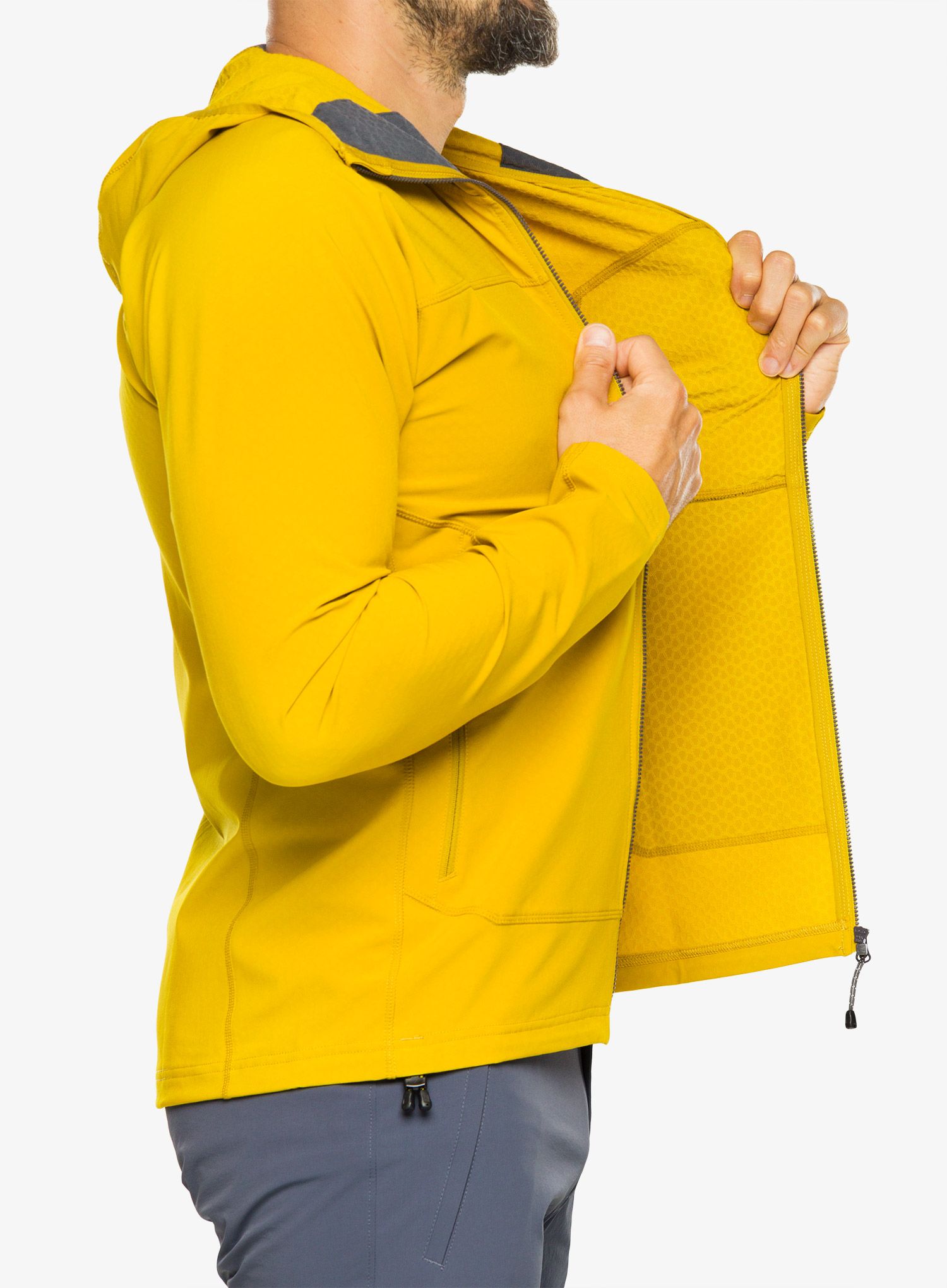 Pánská mikina Mountain Equipment Arrow Hooded Jacket - acid