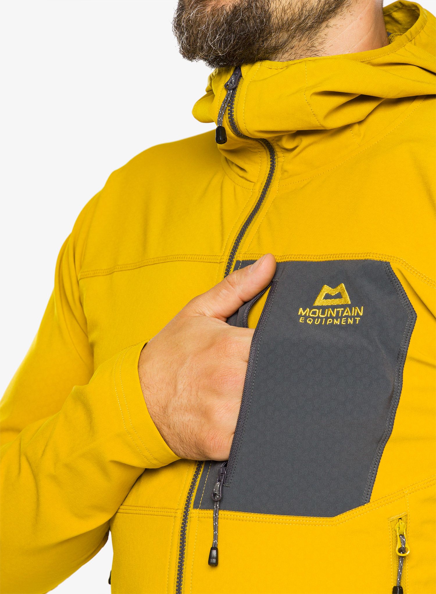 Pánská mikina Mountain Equipment Arrow Hooded Jacket - acid