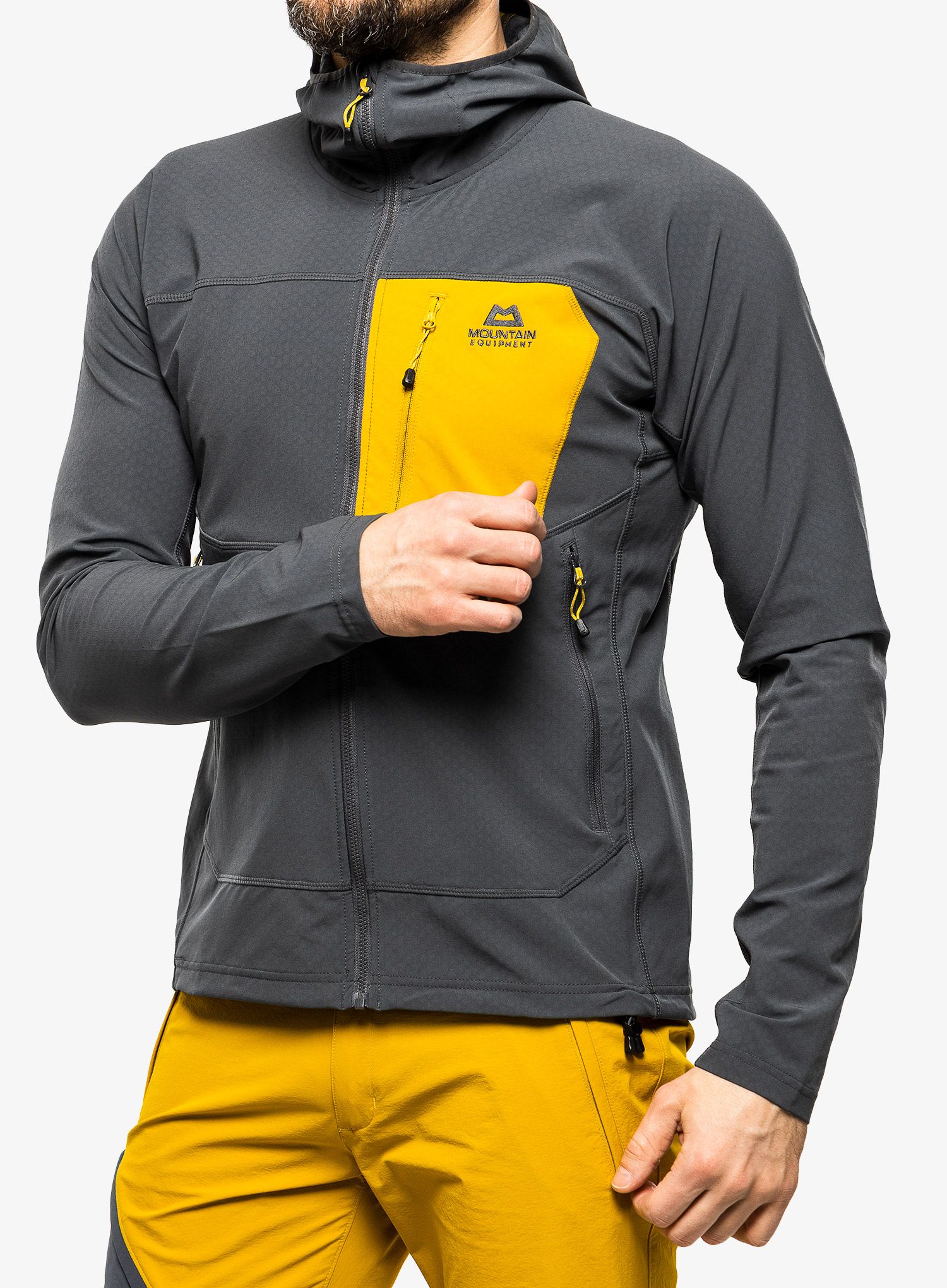 Outdoorova mikina Mountain Equipment Arrow Hooded Jacket - anvil grey