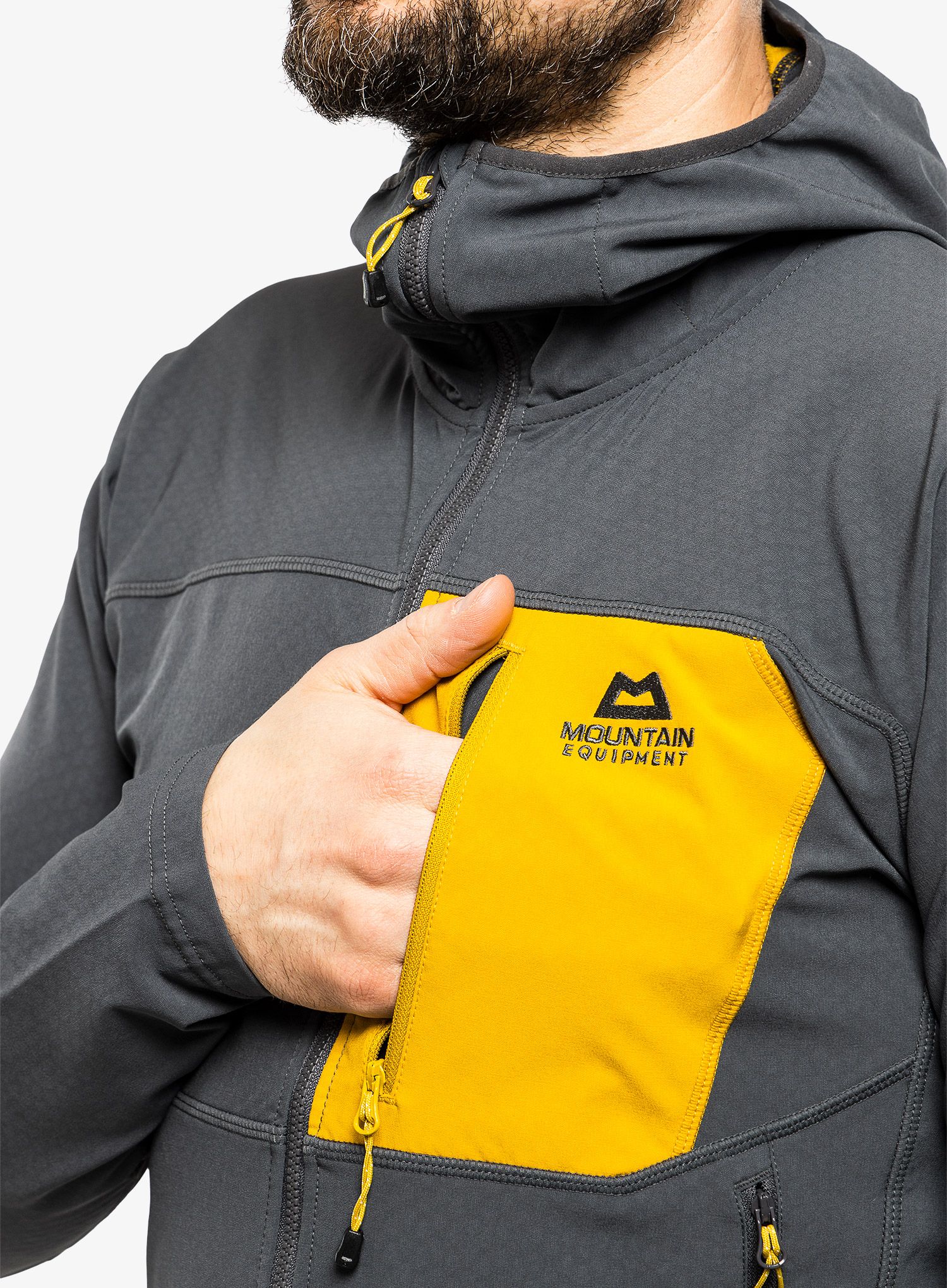 Outdoorova mikina Mountain Equipment Arrow Hooded Jacket - anvil grey