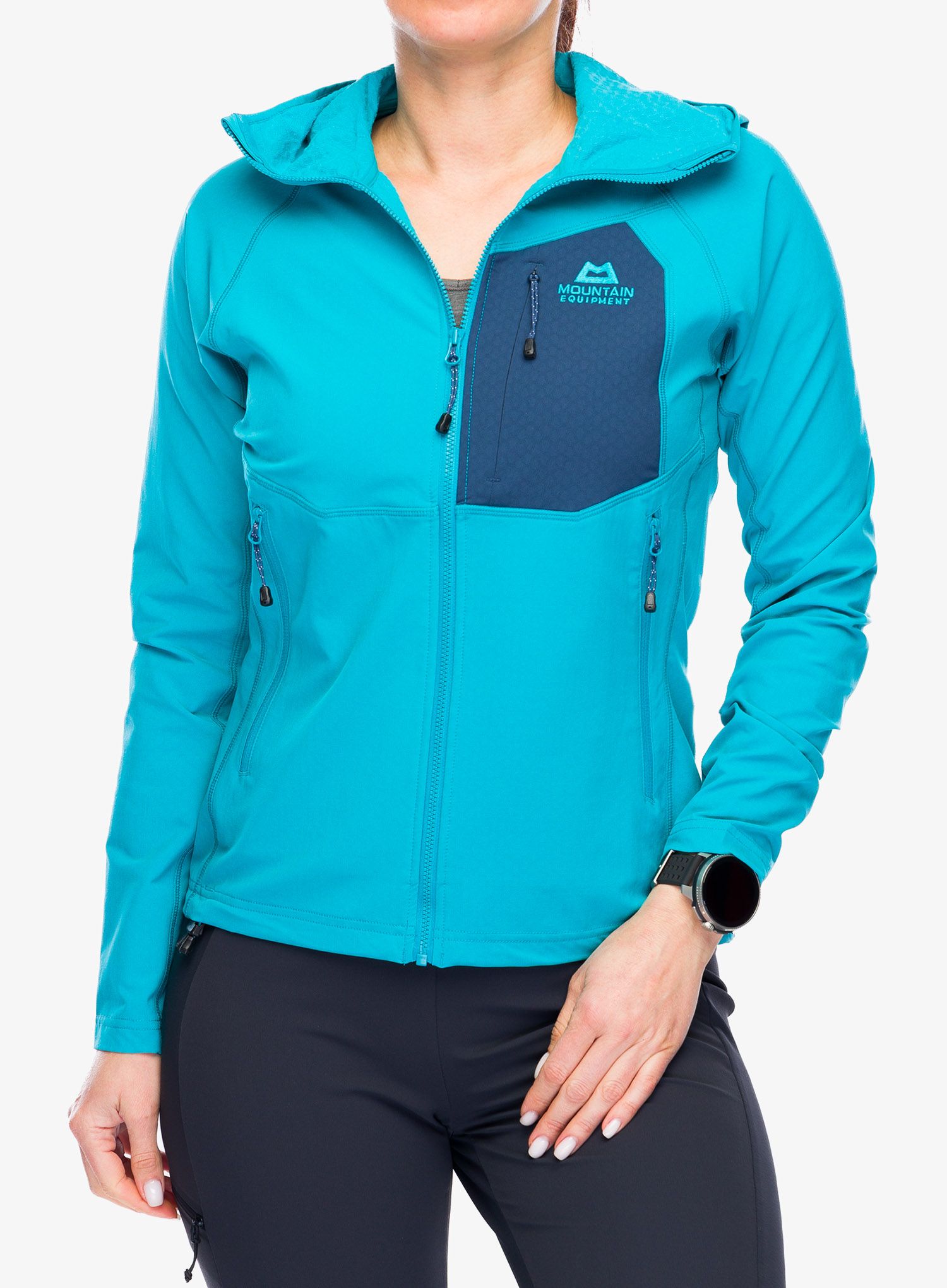 Dámská mikina s kapucí Mountain Equipment Arrow Hooded Jacket - topaz/dusk
