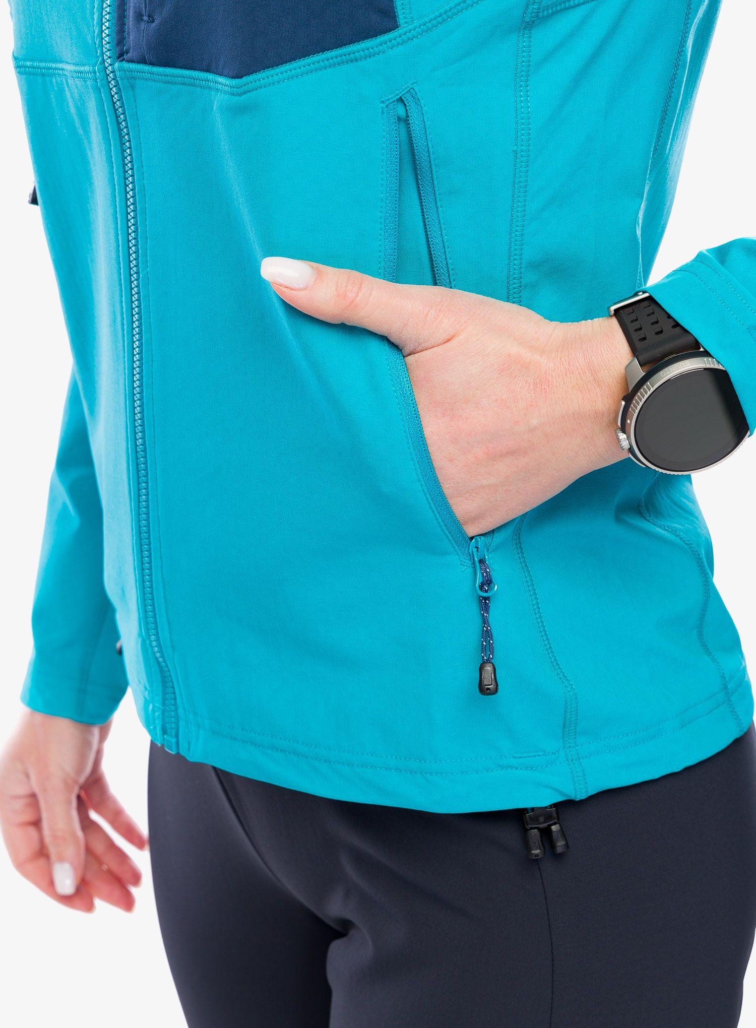 Dámská mikina s kapucí Mountain Equipment Arrow Hooded Jacket - topaz/dusk