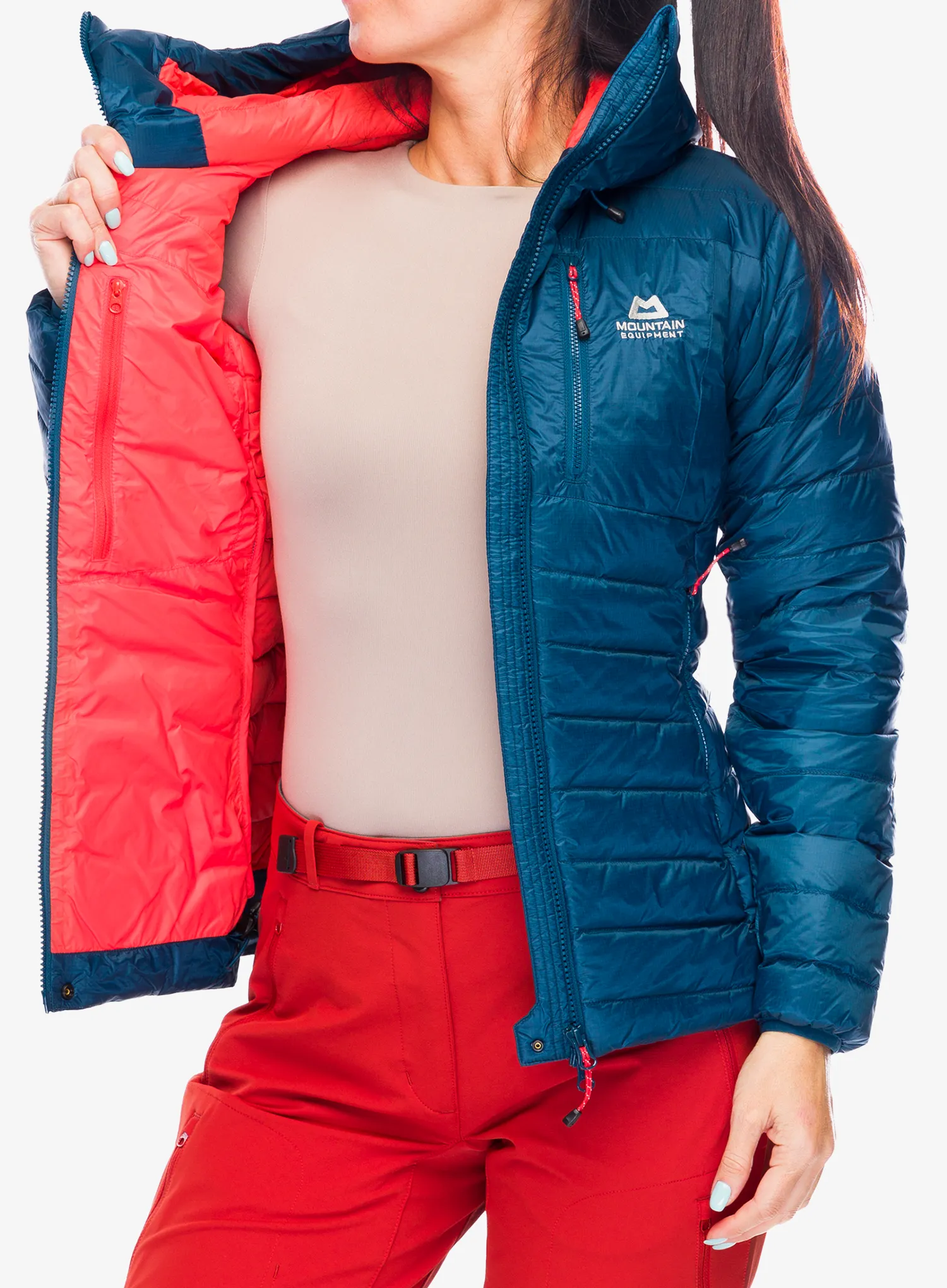 Dámská péřová bunda Mountain Equipment Baltoro Jacket - majolica blue