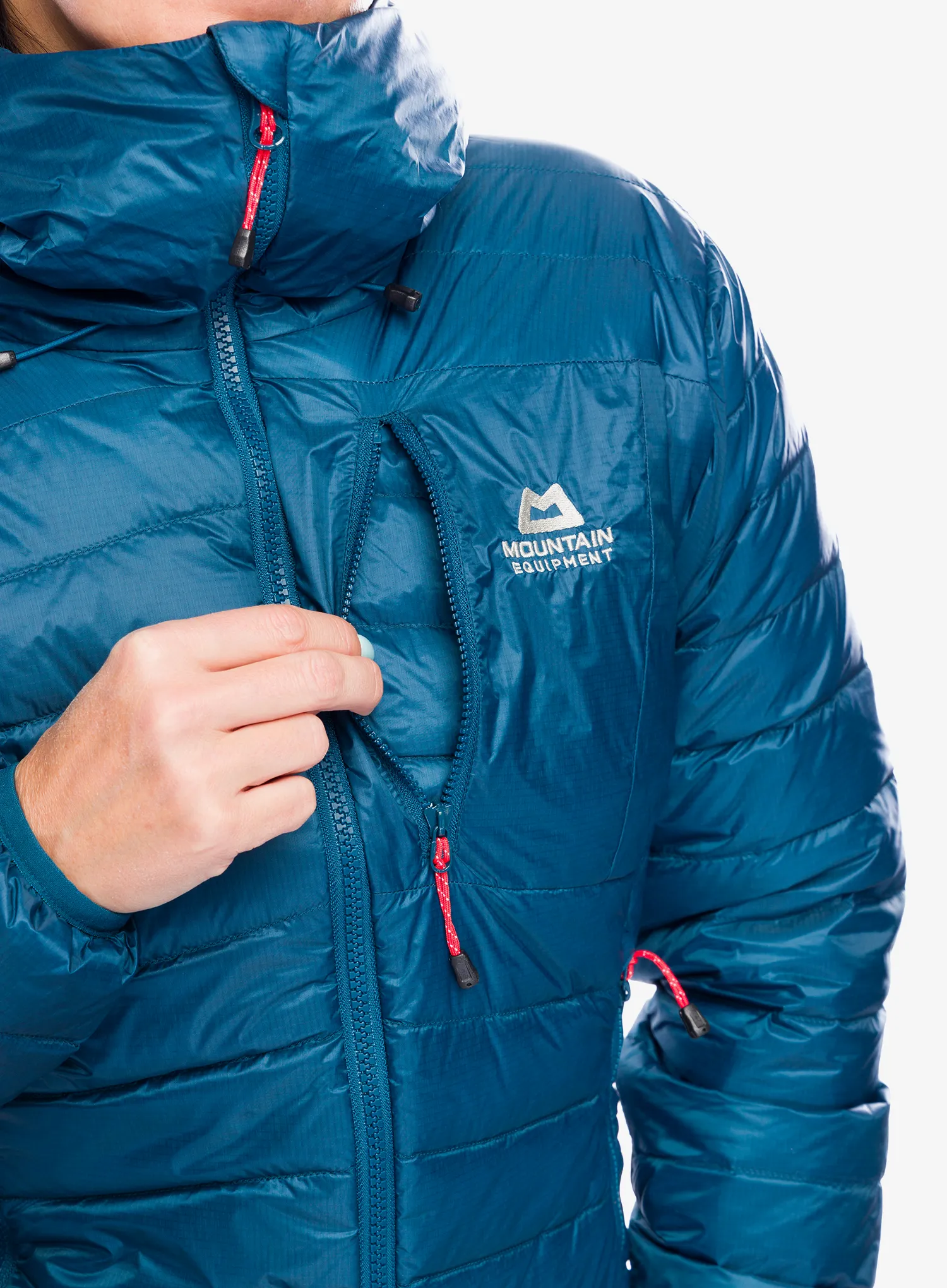 Dámská péřová bunda Mountain Equipment Baltoro Jacket - majolica blue