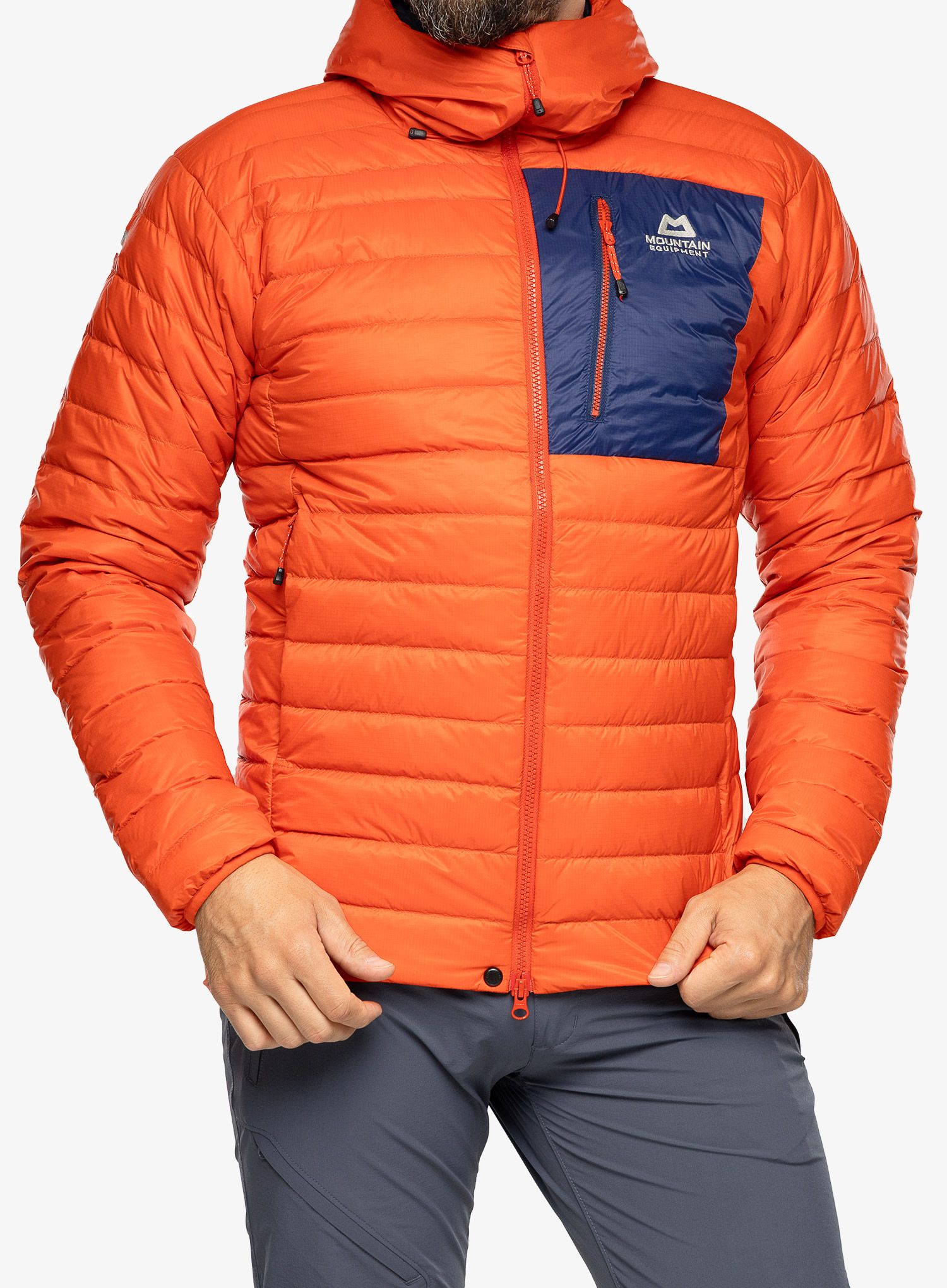 Péřová bunda Mountain Equipment Baltoro Jacket - medieval/magma