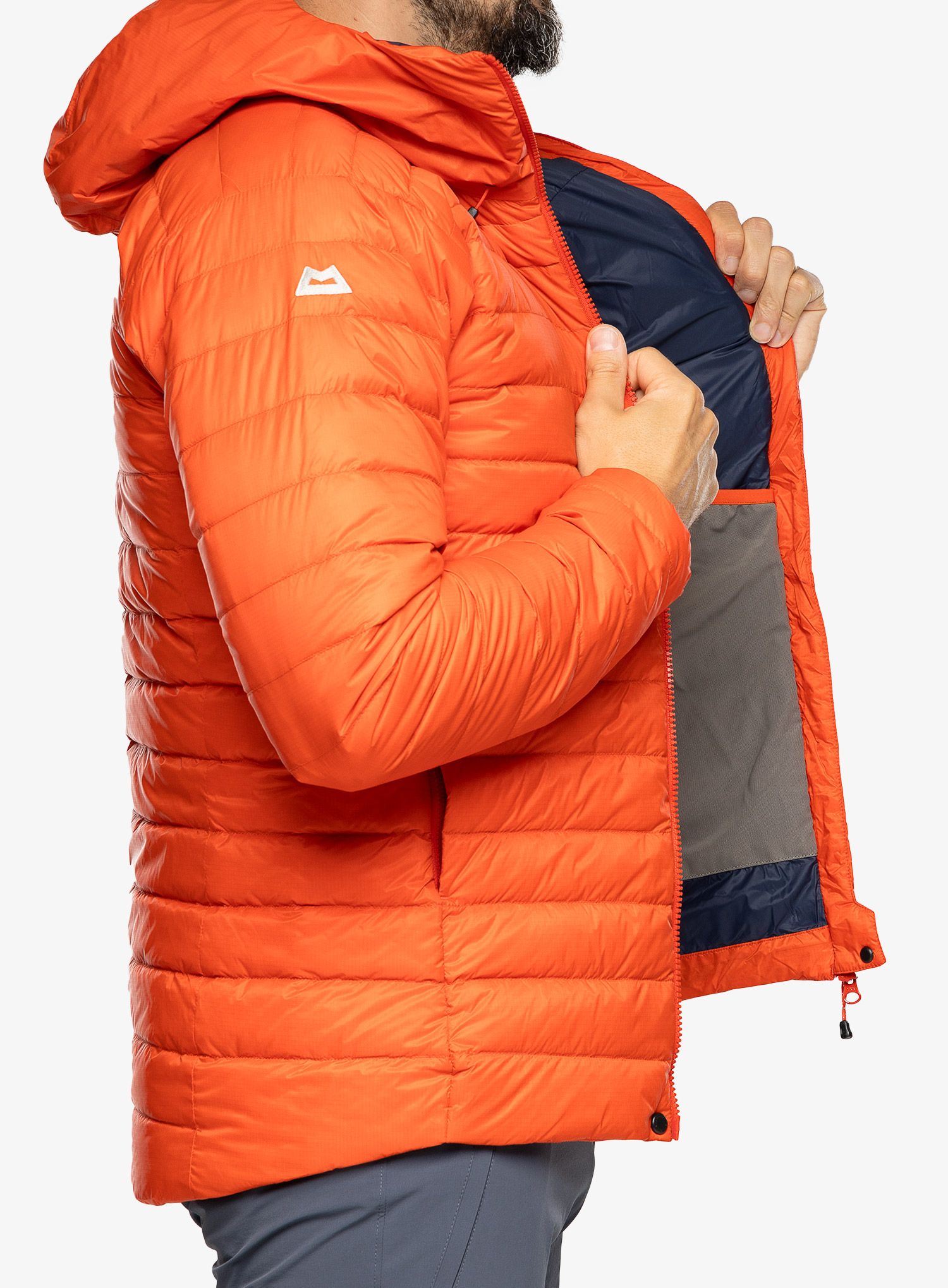 Péřová bunda Mountain Equipment Baltoro Jacket - medieval/magma