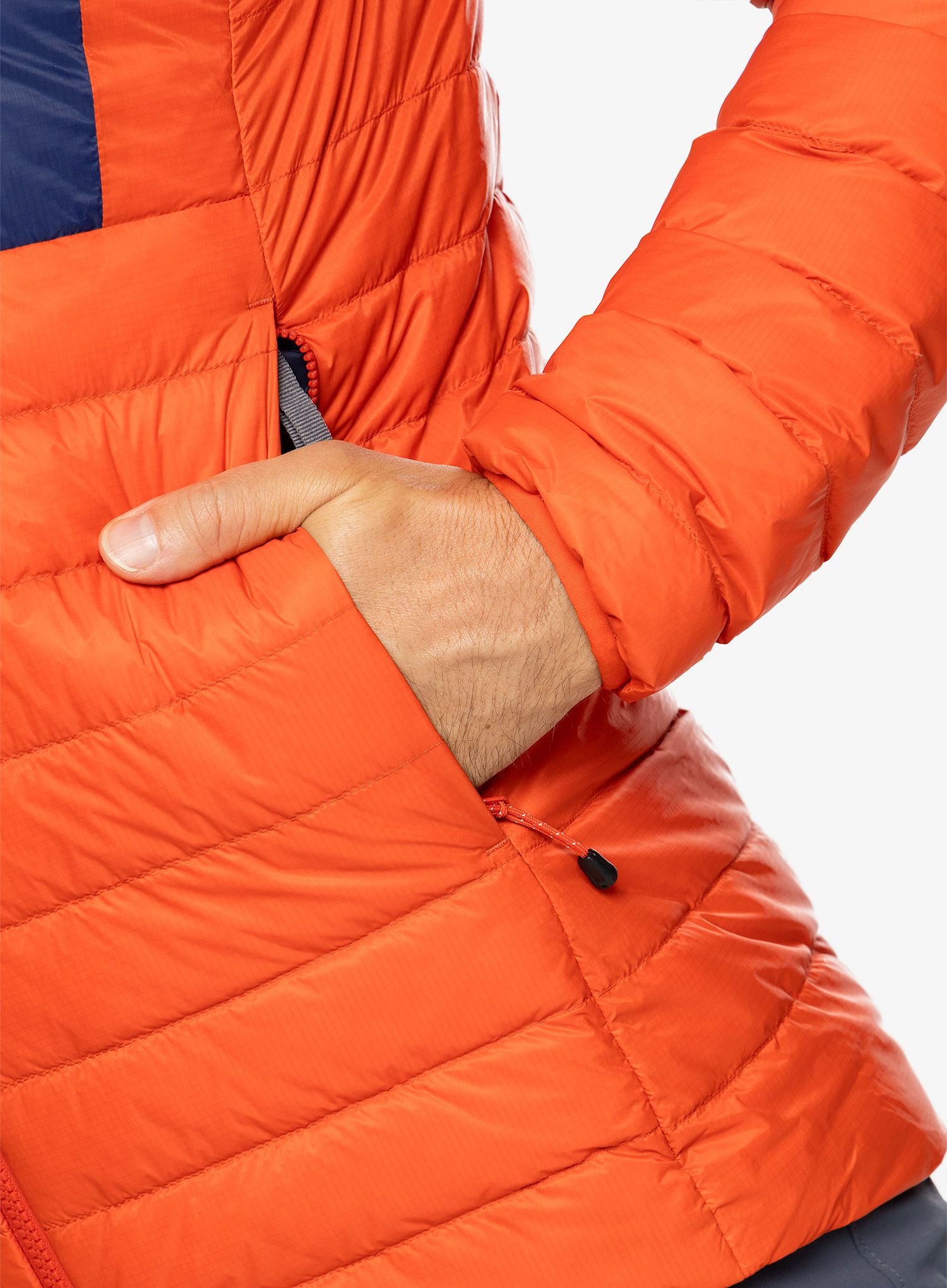 Péřová bunda Mountain Equipment Baltoro Jacket - medieval/magma