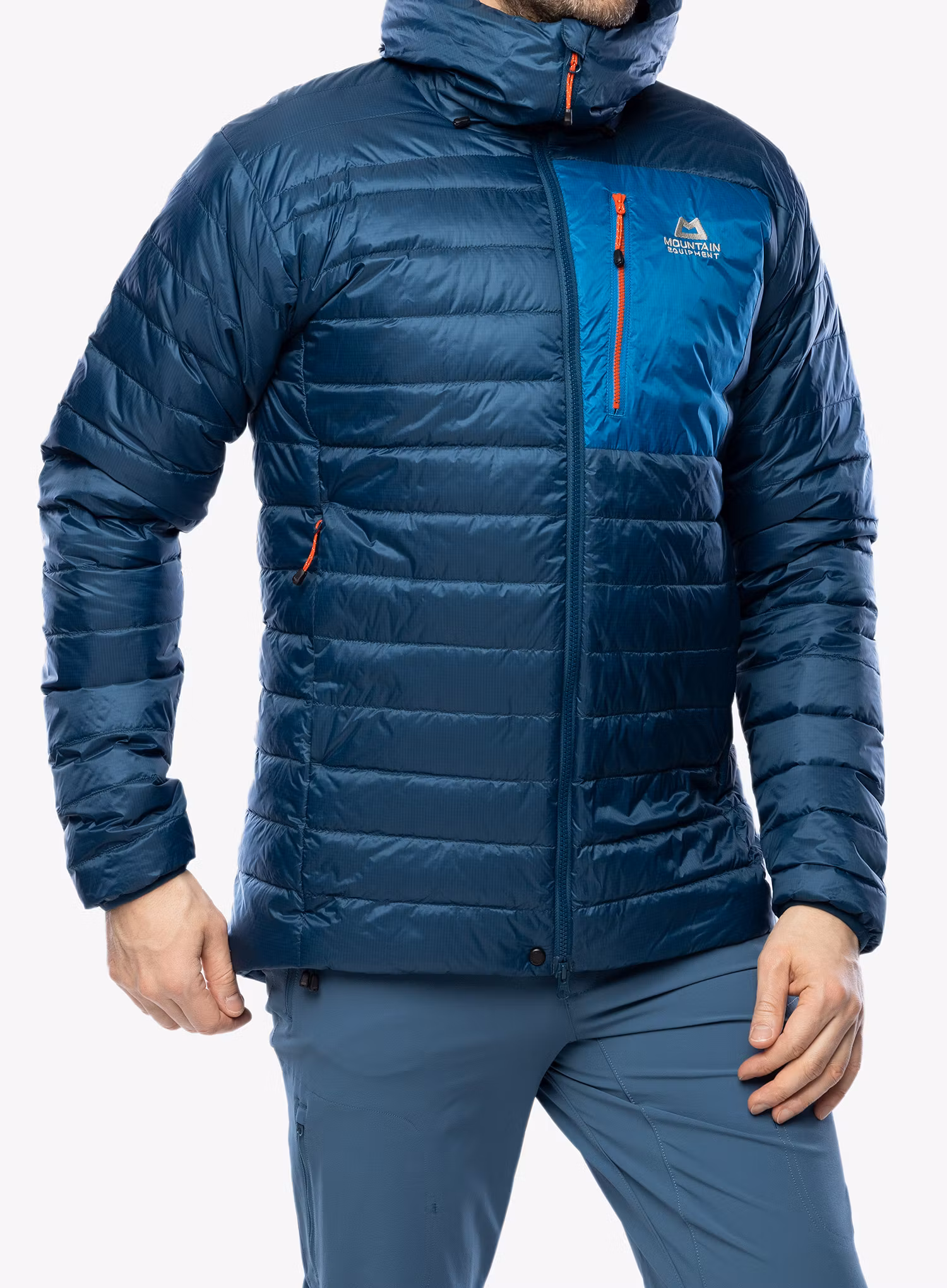 Péřová bunda pánská Mountain Equipment Baltoro Jacket - mykonos/majolica