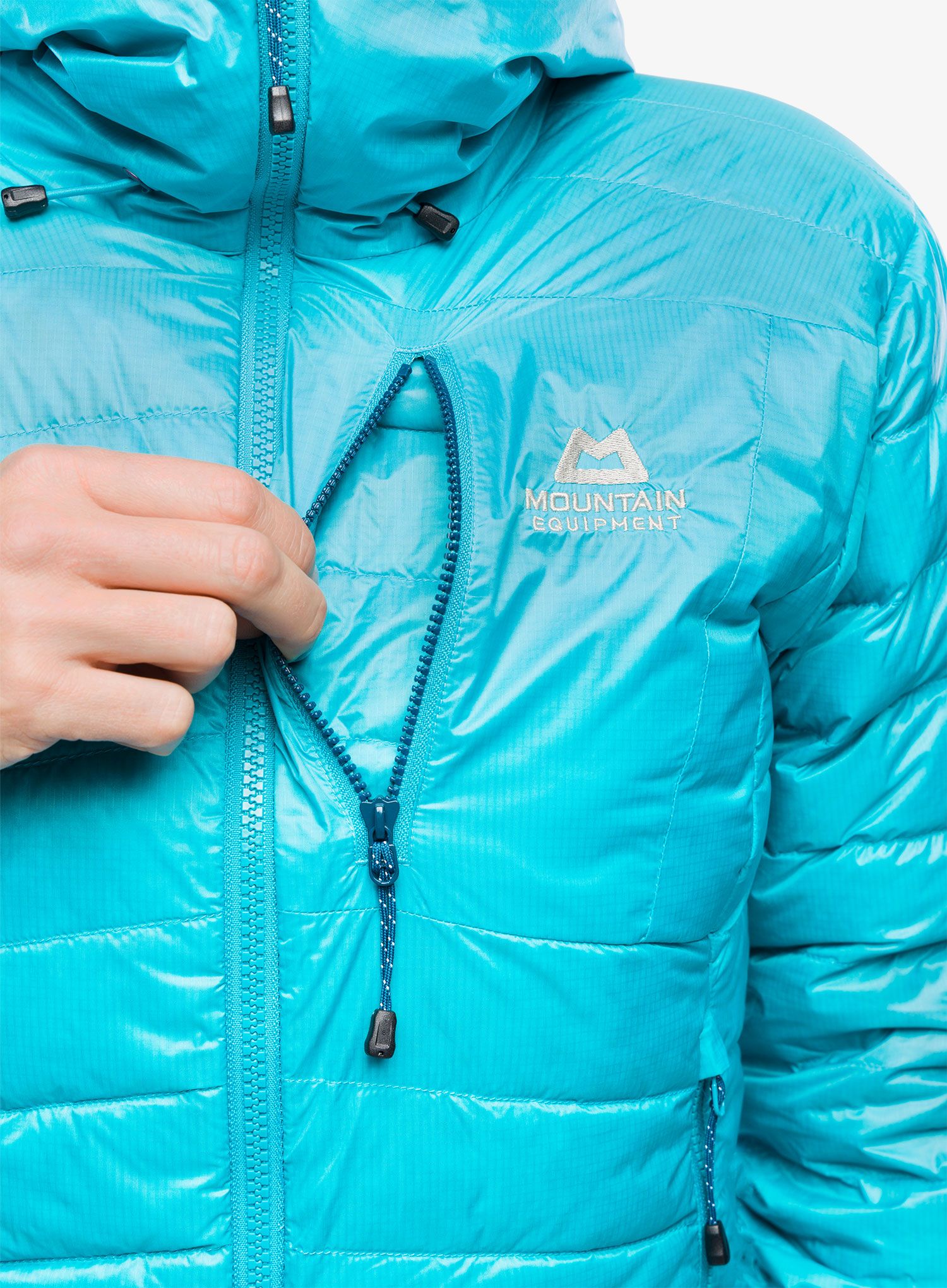 Dámská péřová bunda Mountain Equipment Baltoro Jacket - topaz