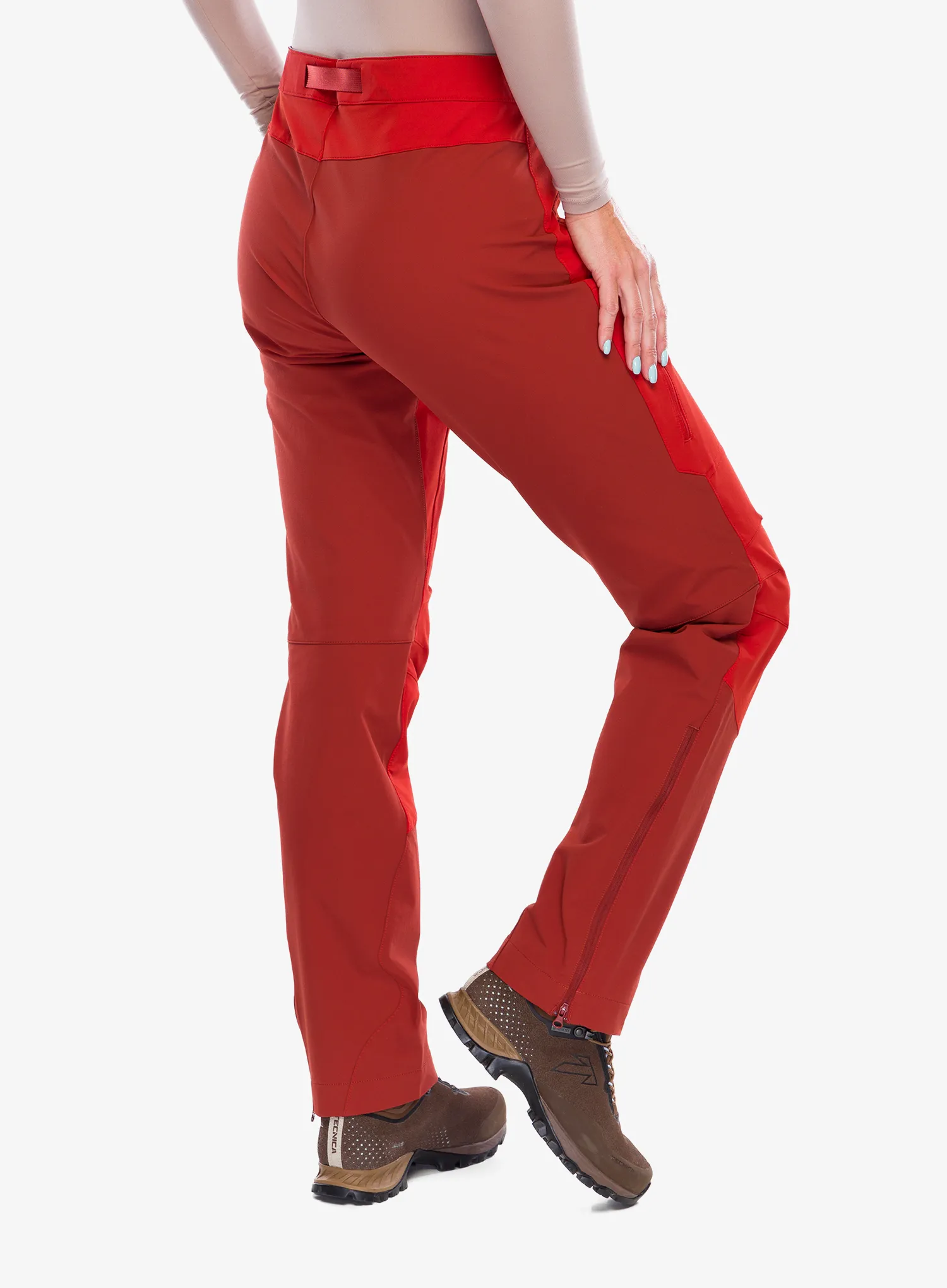 Softshellové kalhoty dámské Mountain Equipment Chamois Pant AC - atlas red/burnt henna