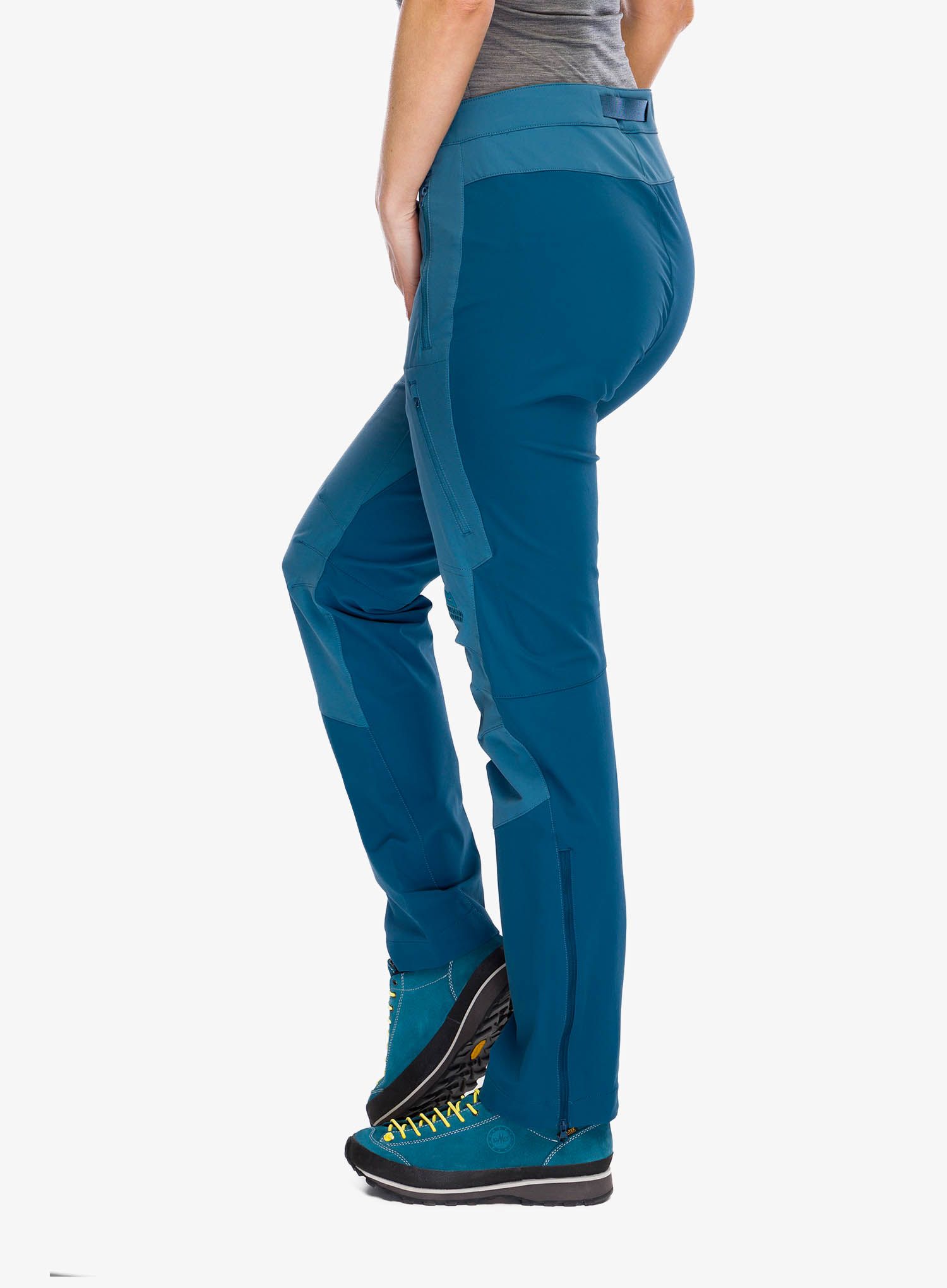 Softshellové kalhoty dámské Mountain Equipment Chamois Pant AC - indian teal/majolica