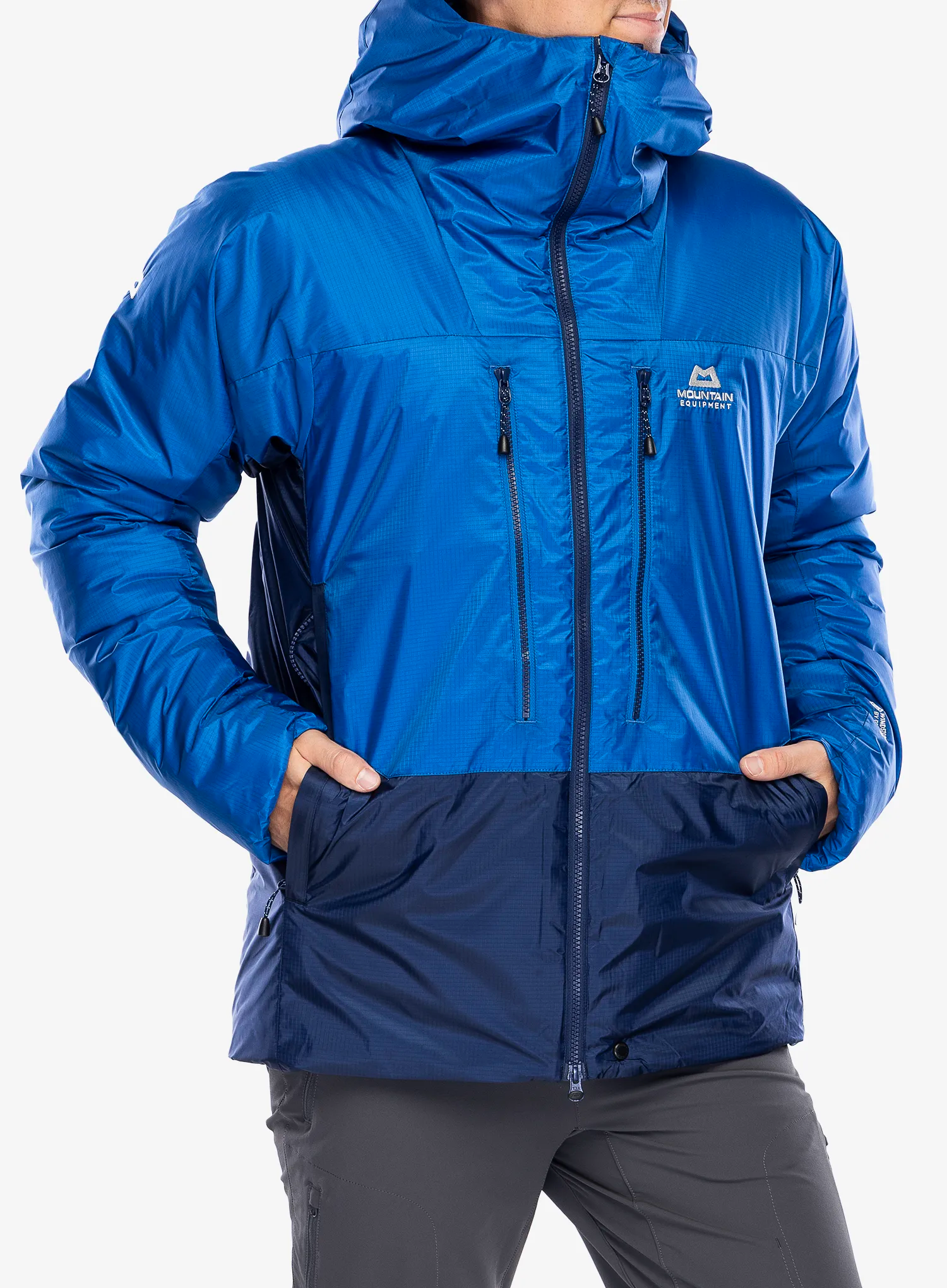 Zateplená bunda Mountain Equipment Citadel Jacket - medieval/lapis blue