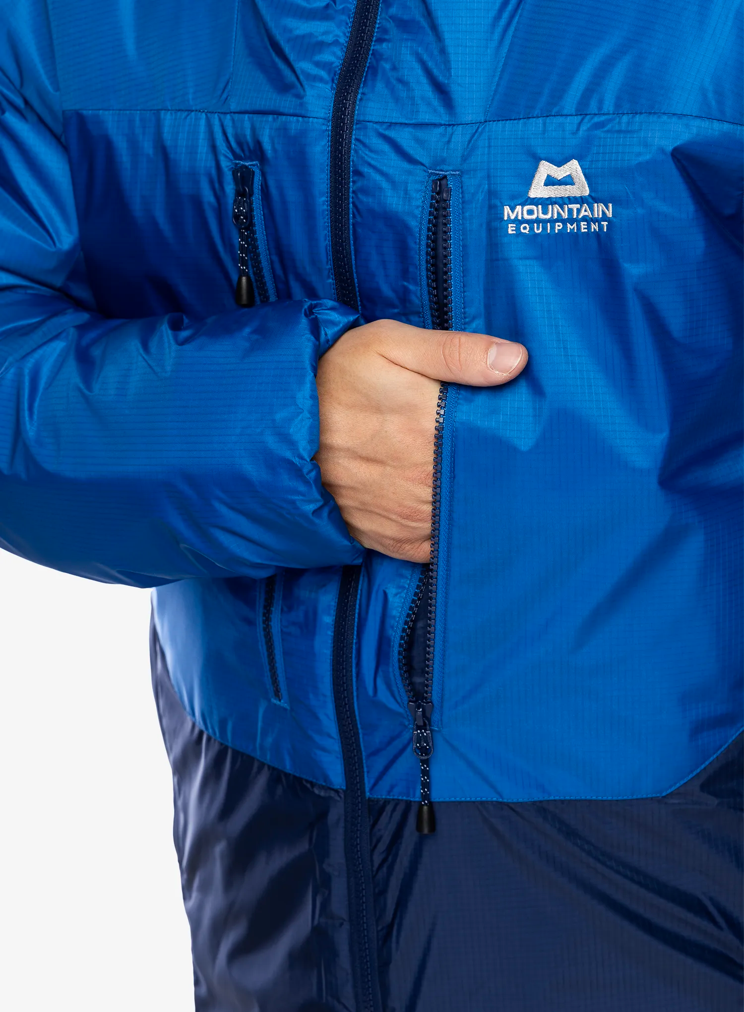 Zateplená bunda Mountain Equipment Citadel Jacket - medieval/lapis blue