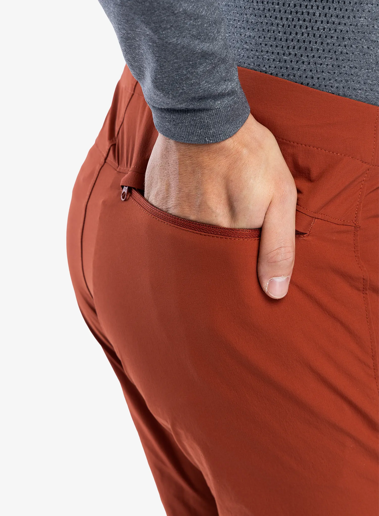 Softshell kalhoty Mountain Equipment Comici 2 Pant - burnt henna/cardinal