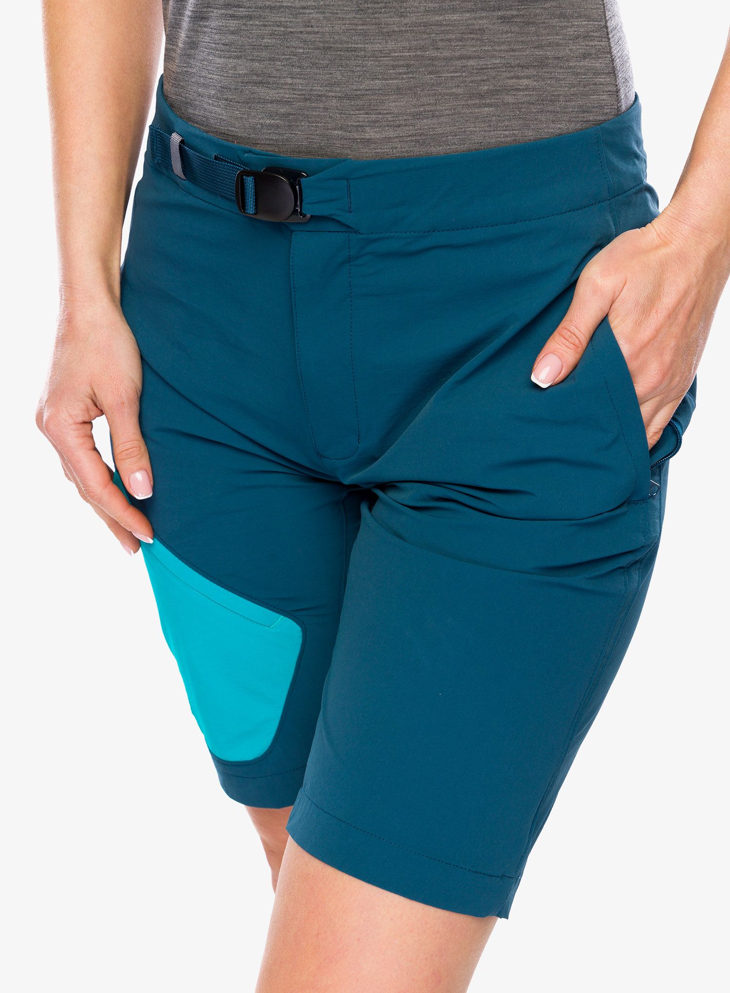 Turistické kraťasy dámské Mountain Equipment Comici Short - majolica blue/topaz