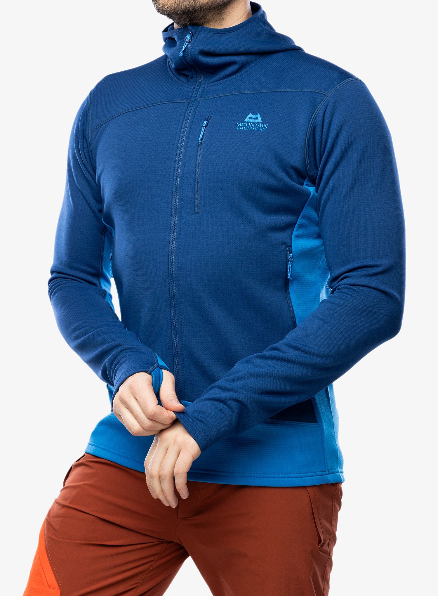 Rozepínací mikina Mountain Equipment Durian Hooded Jacket - admiral/atlantic