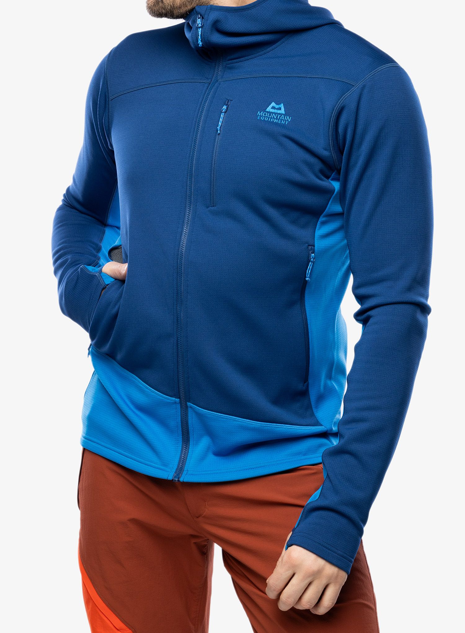 Rozepínací mikina Mountain Equipment Durian Hooded Jacket - admiral/atlantic