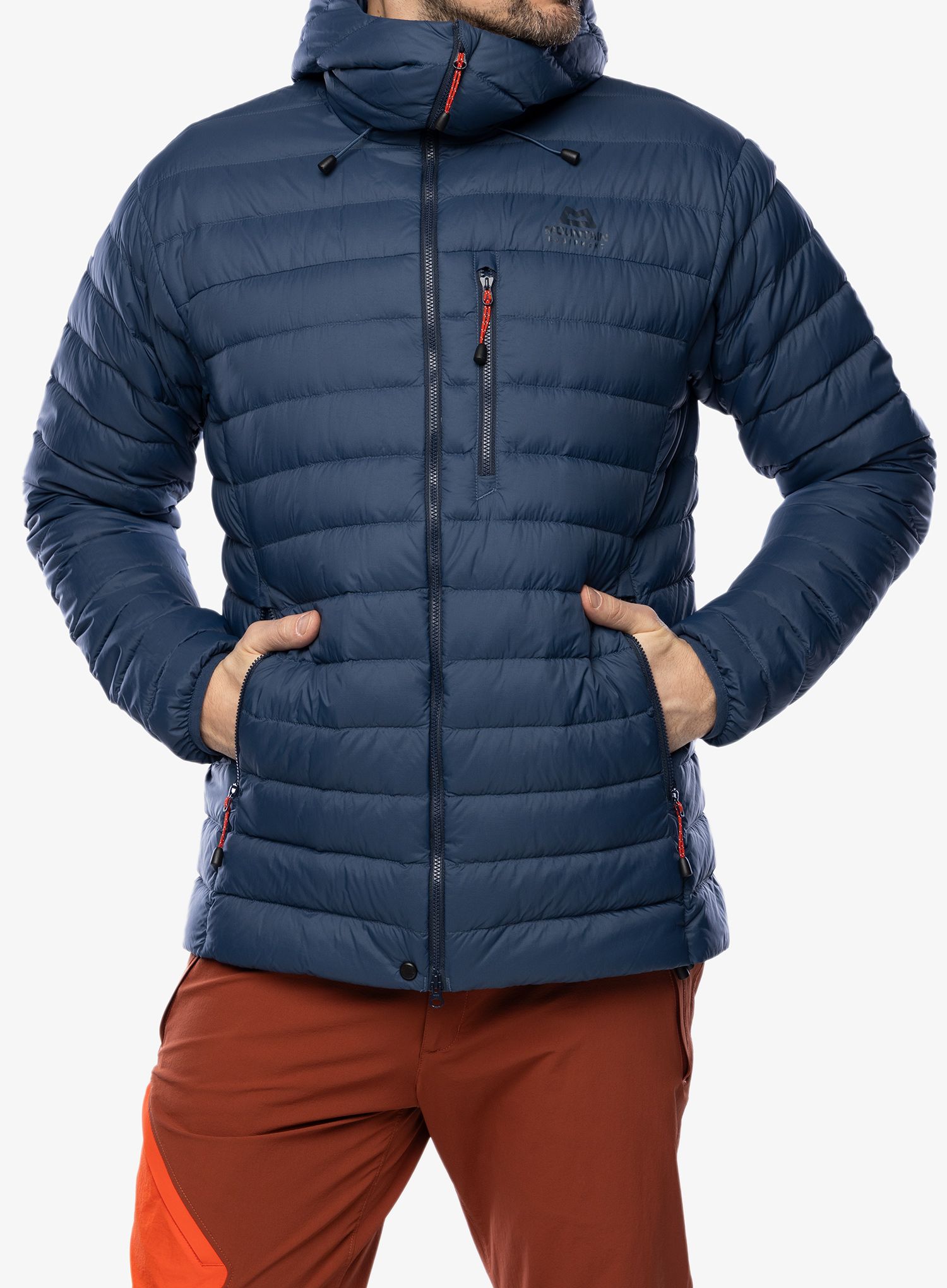 Péřová bunda pánská Mountain Equipment Earthrise Hooded Jacket - dusk