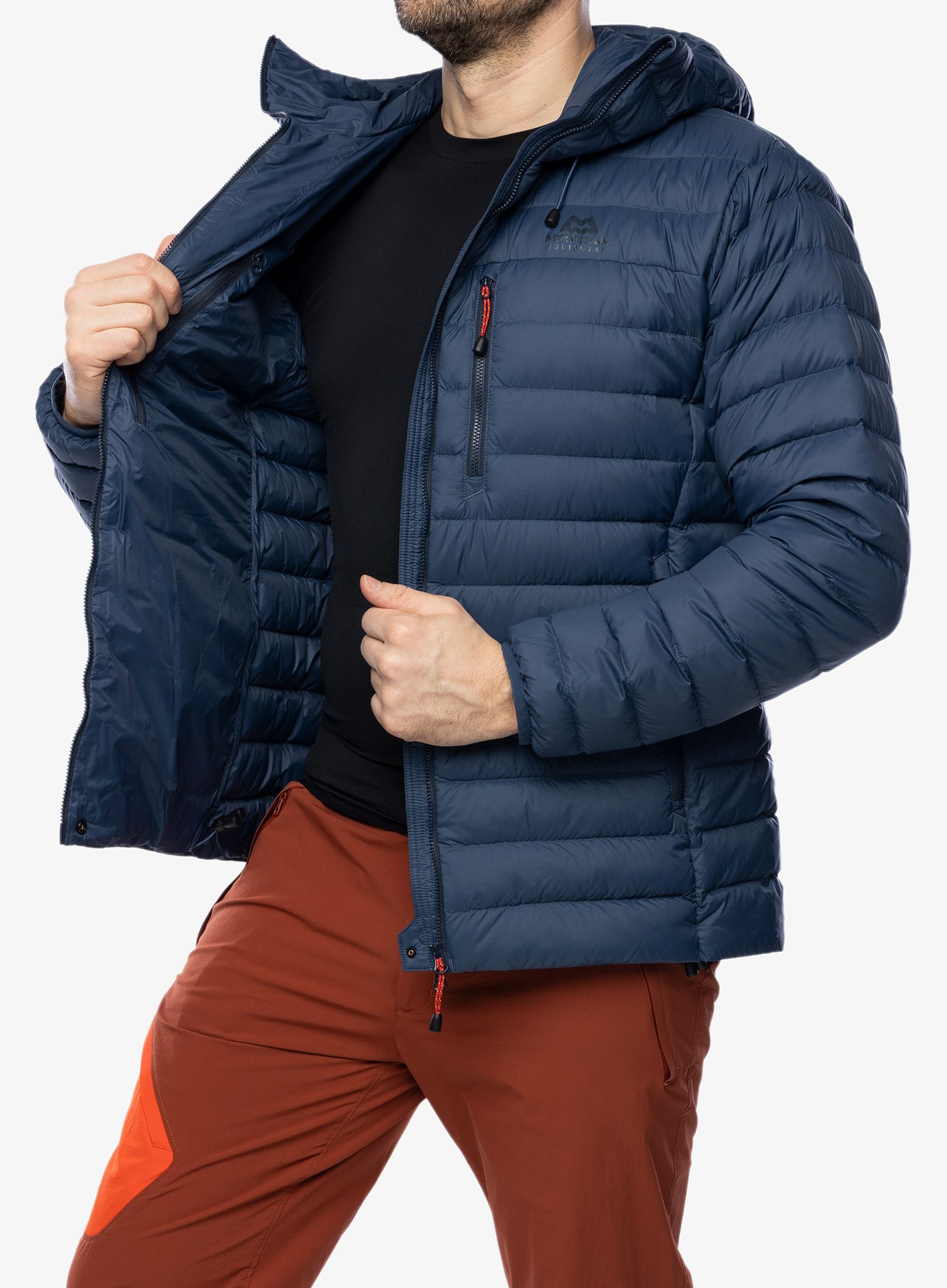 Péřová bunda pánská Mountain Equipment Earthrise Hooded Jacket - dusk