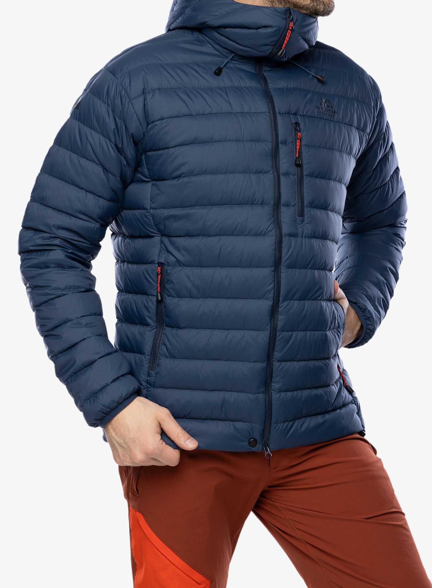 Péřová bunda pánská Mountain Equipment Earthrise Hooded Jacket - dusk