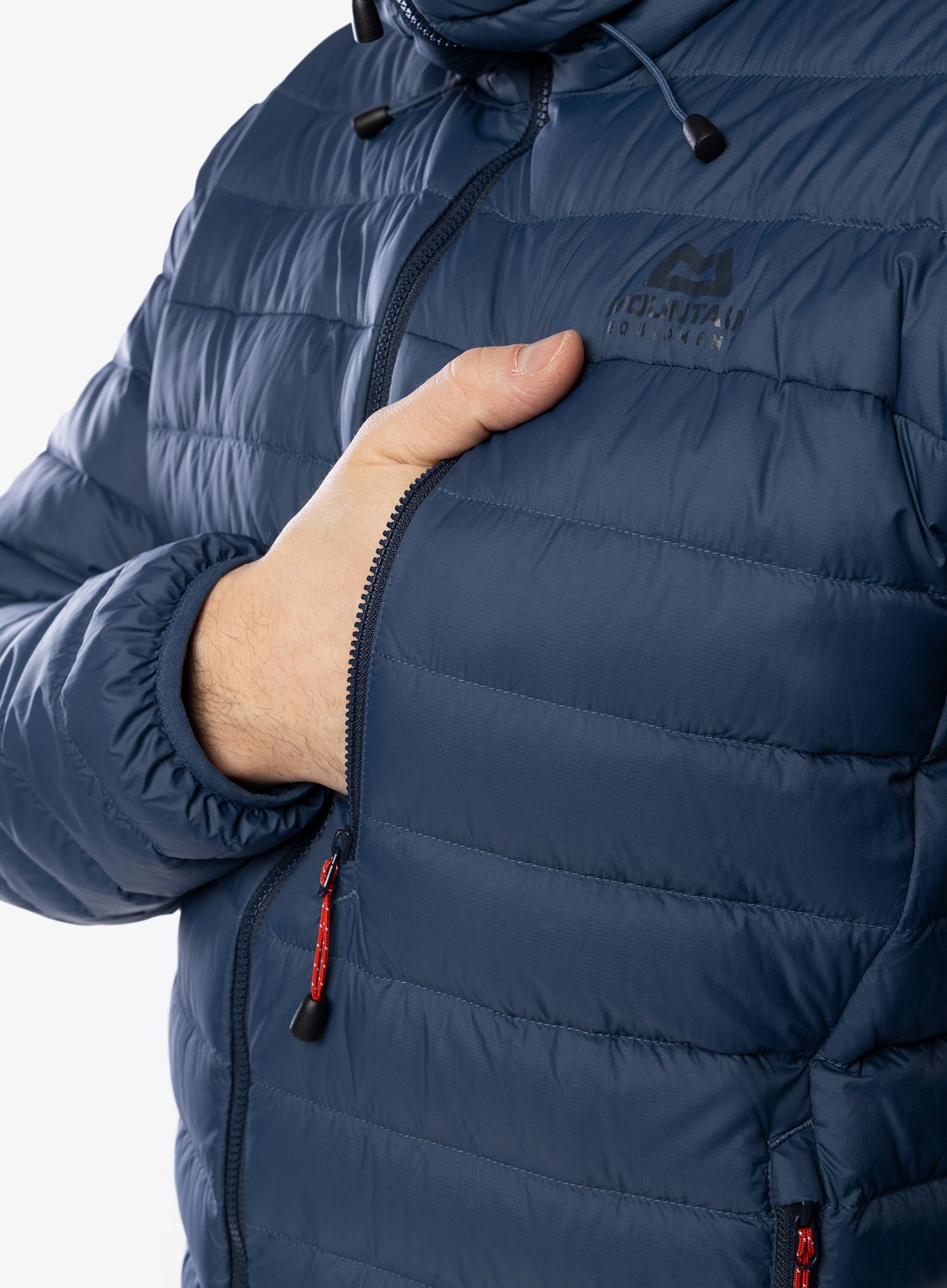 Péřová bunda pánská Mountain Equipment Earthrise Hooded Jacket - dusk