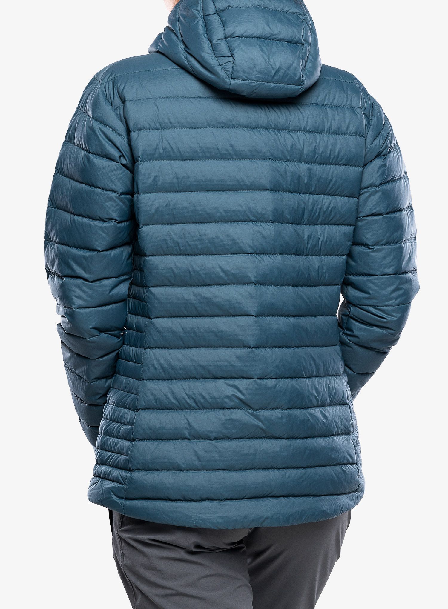 Dámská péřová bunda Mountain Equipment Earthrise Hooded Jacket - majolica blue