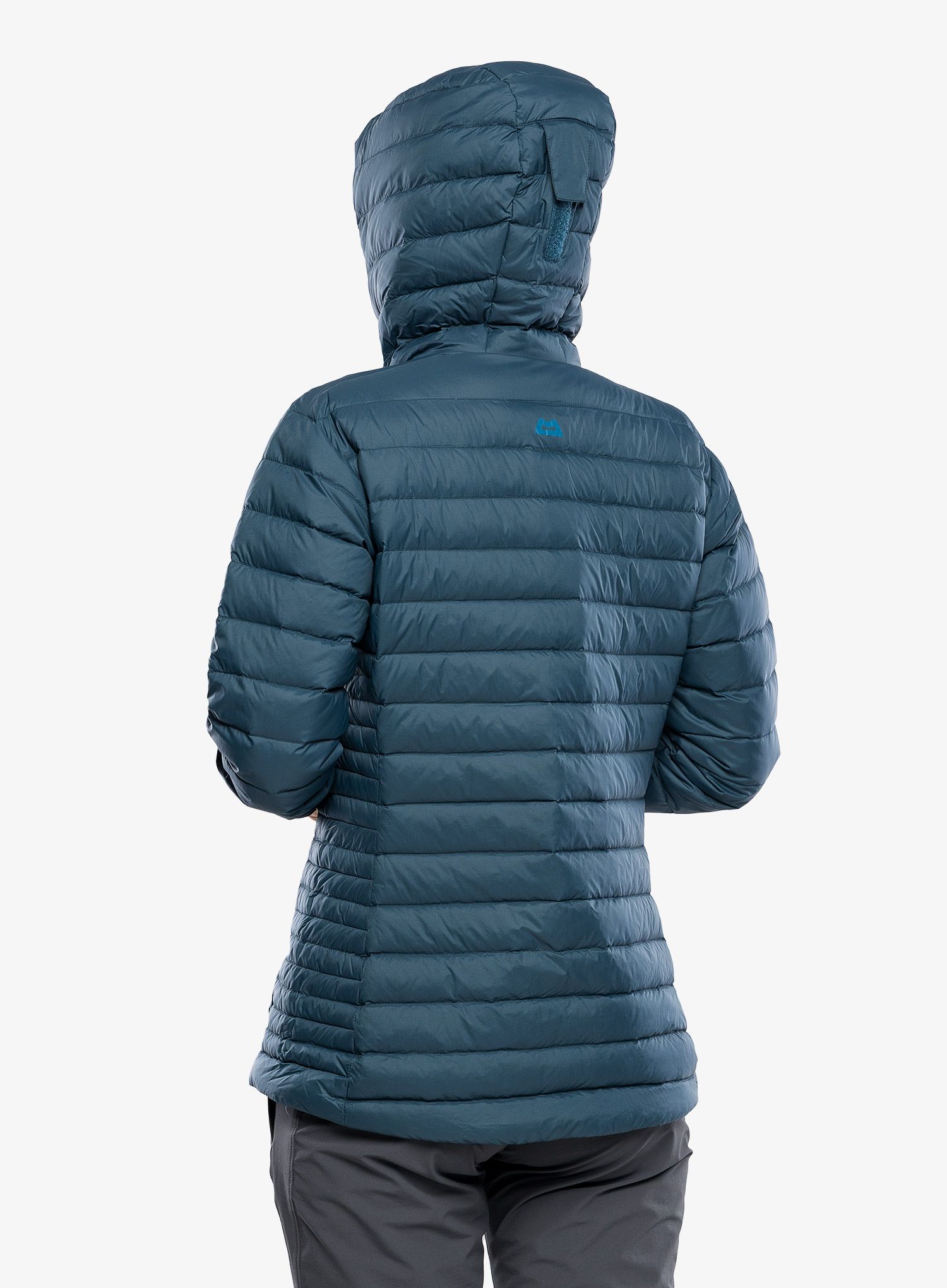 Dámská péřová bunda Mountain Equipment Earthrise Hooded Jacket - majolica blue