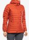 Dámská péřová bunda Mountain Equipment Earthrise Hooded Jacket - red rock