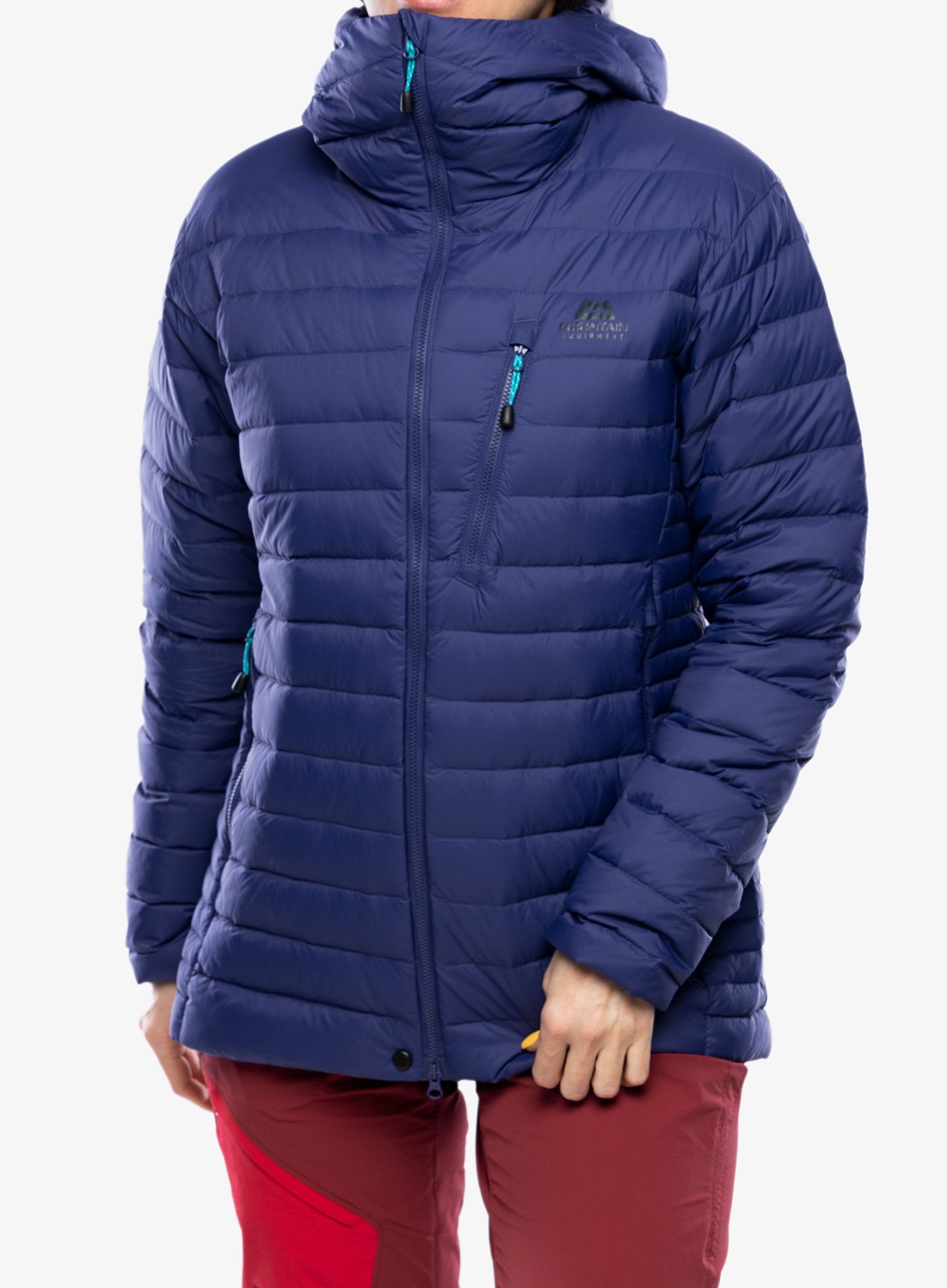 Dámská péřová bunda Mountain Equipment Earthrise Hooded Jacket - amethyst