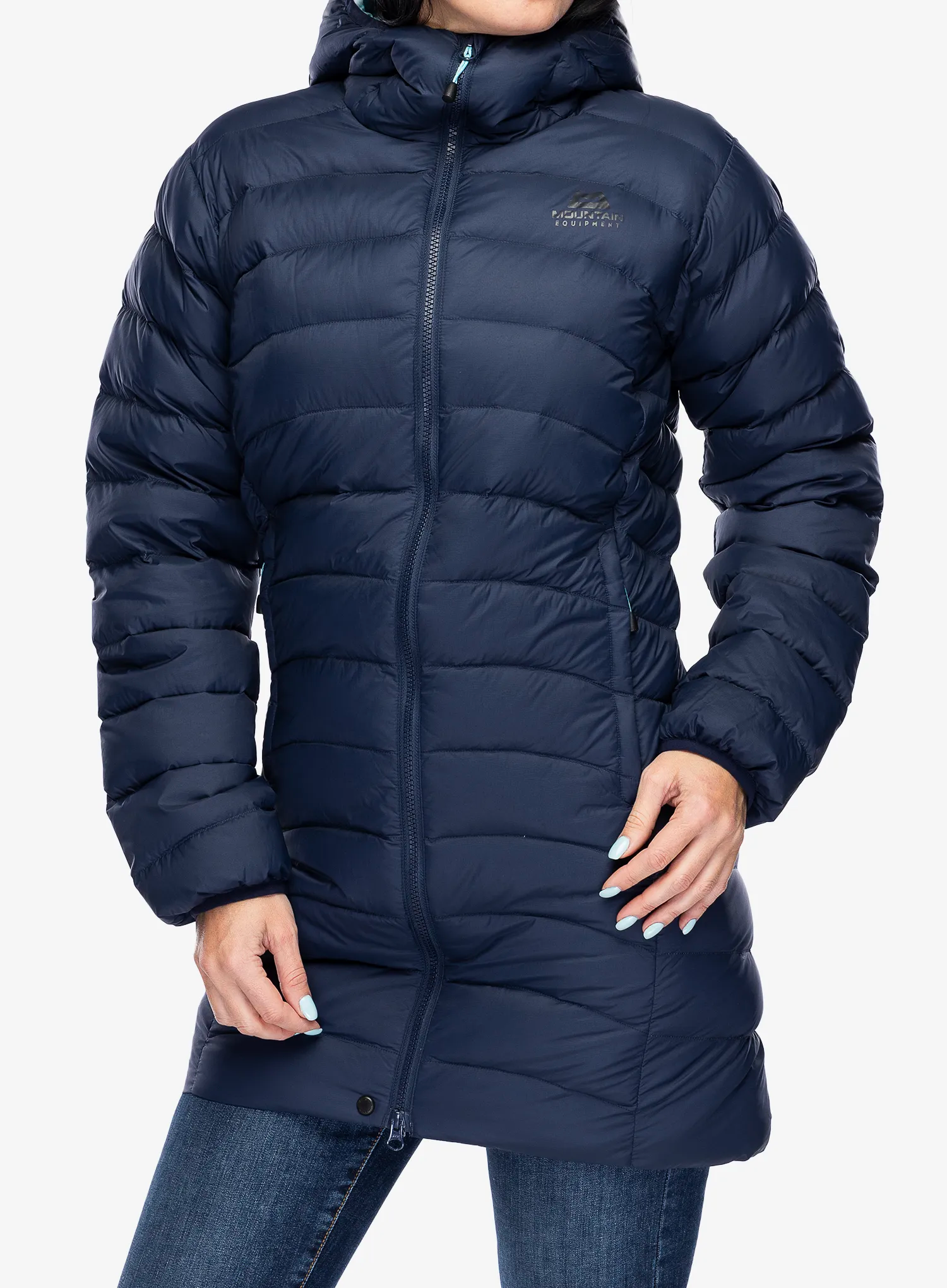 Dámský péřový kabát Mountain Equipment Earthrise Parka - cosmos
