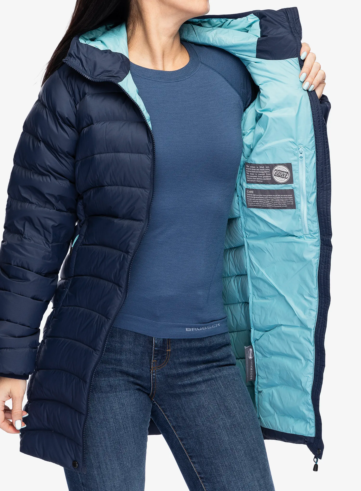 Dámský péřový kabát Mountain Equipment Earthrise Parka - cosmos