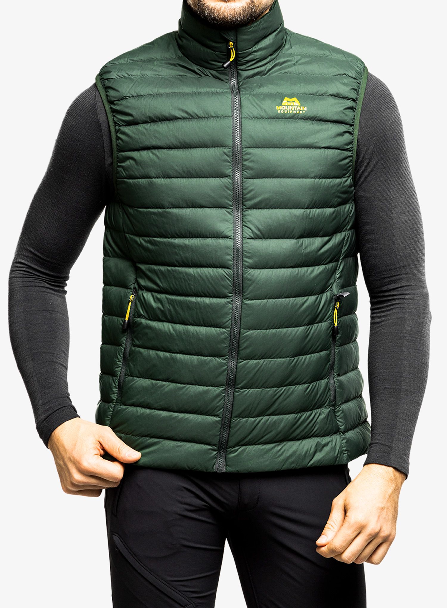 Péřová vesta Mountain Equipment Earthrise Vest - conifer