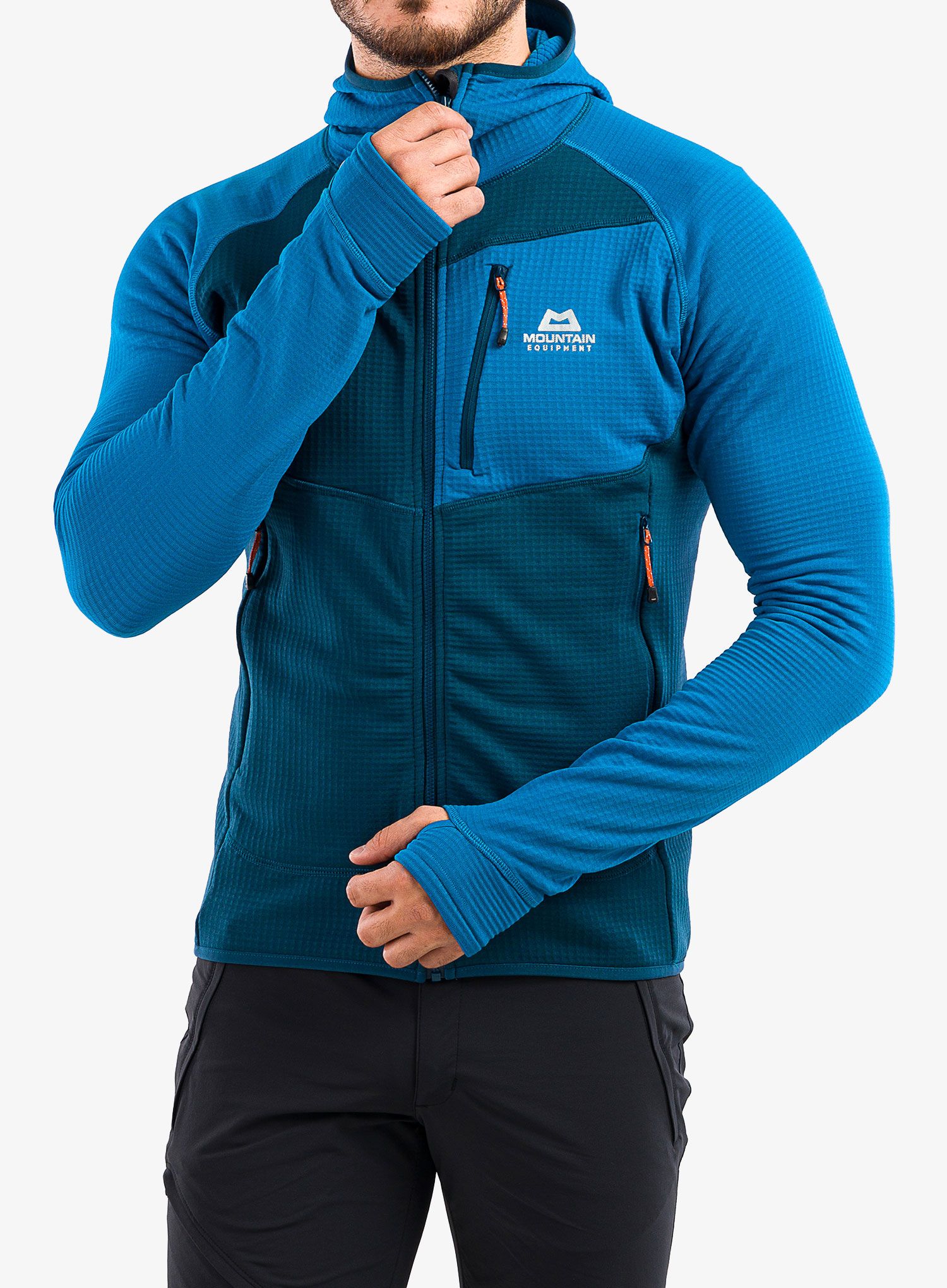 Rozepínací mikina Mountain Equipment Eclipse Hooded Jacket - majolica/mykonos