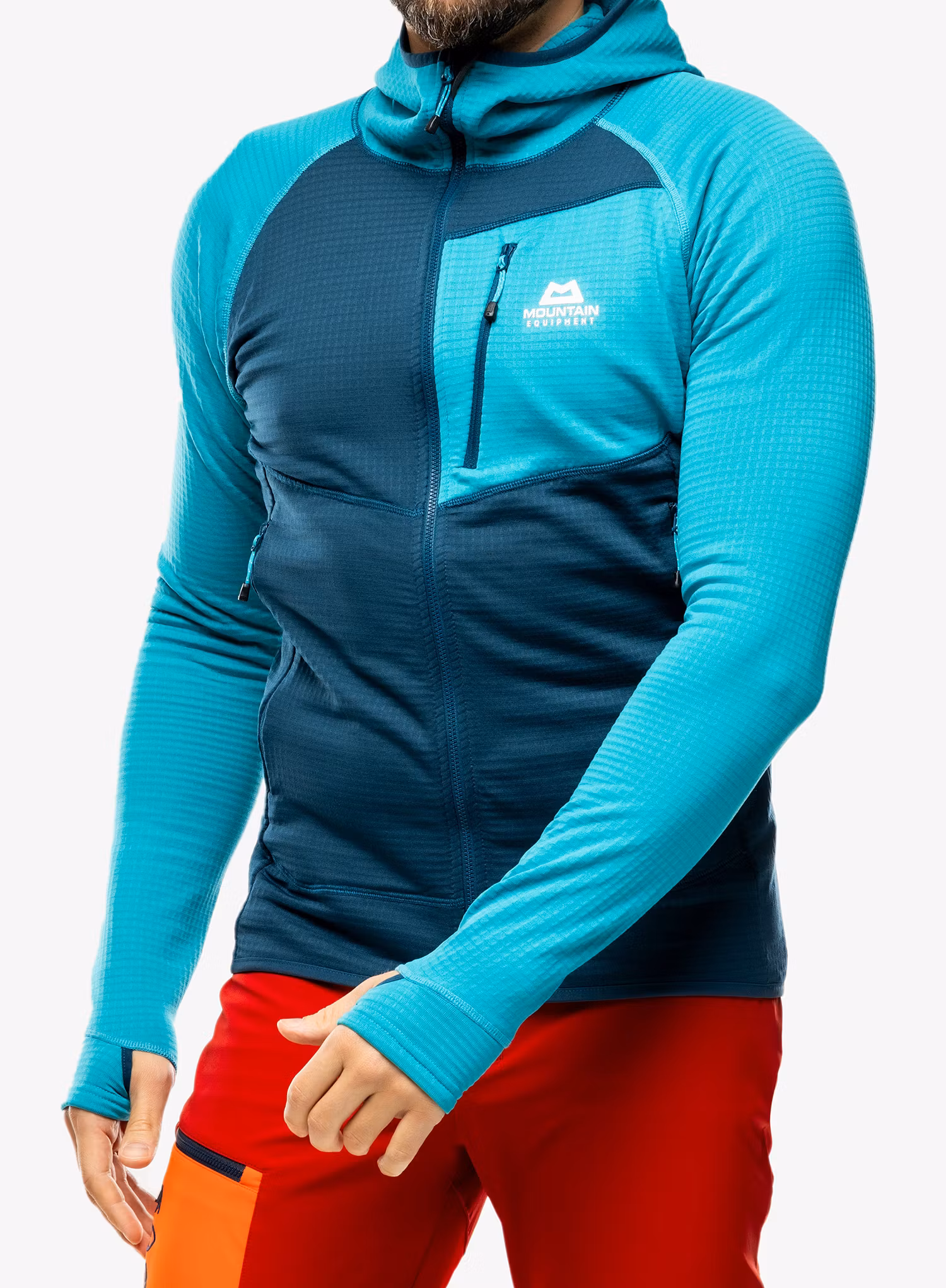 Rozepínací mikina Mountain Equipment Eclipse Hooded Jacket - majolica/topaz