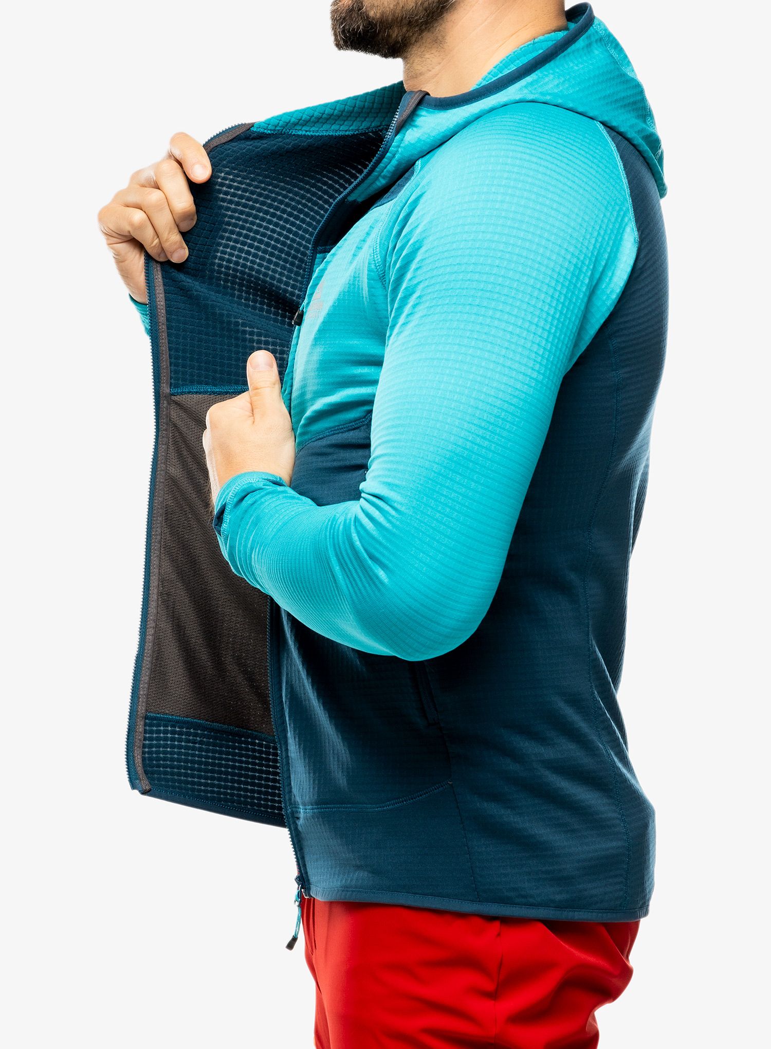 Rozepínací mikina Mountain Equipment Eclipse Hooded Jacket - majolica/topaz