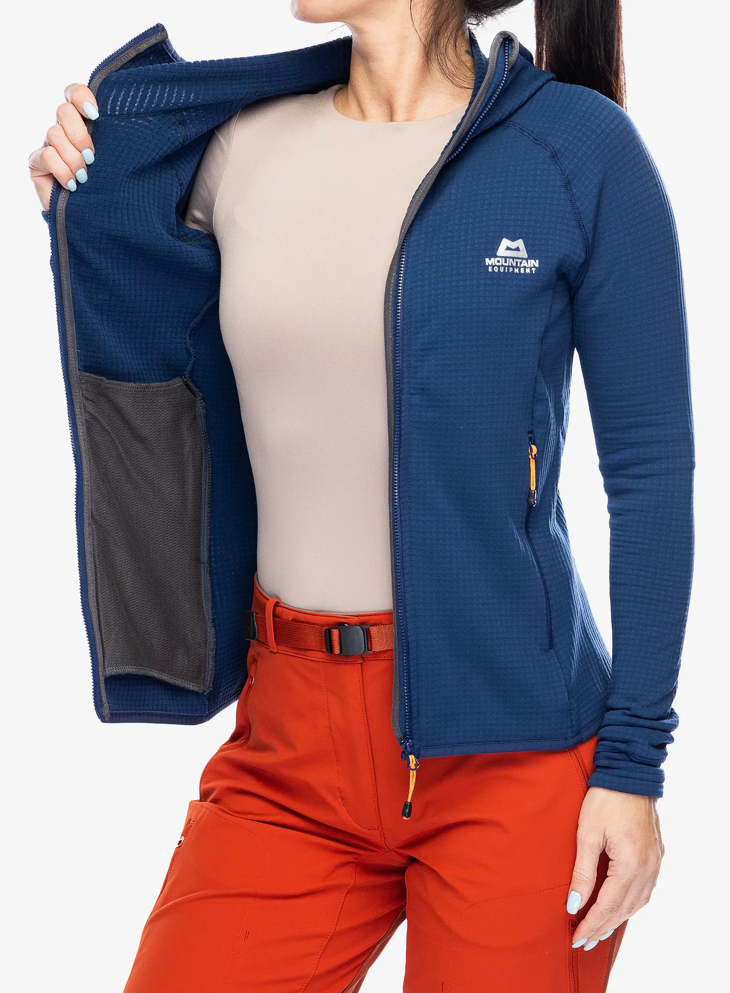 Outdoor mikina dámská Mountain Equipment Eclipse Hooded Jacket - medieval blue