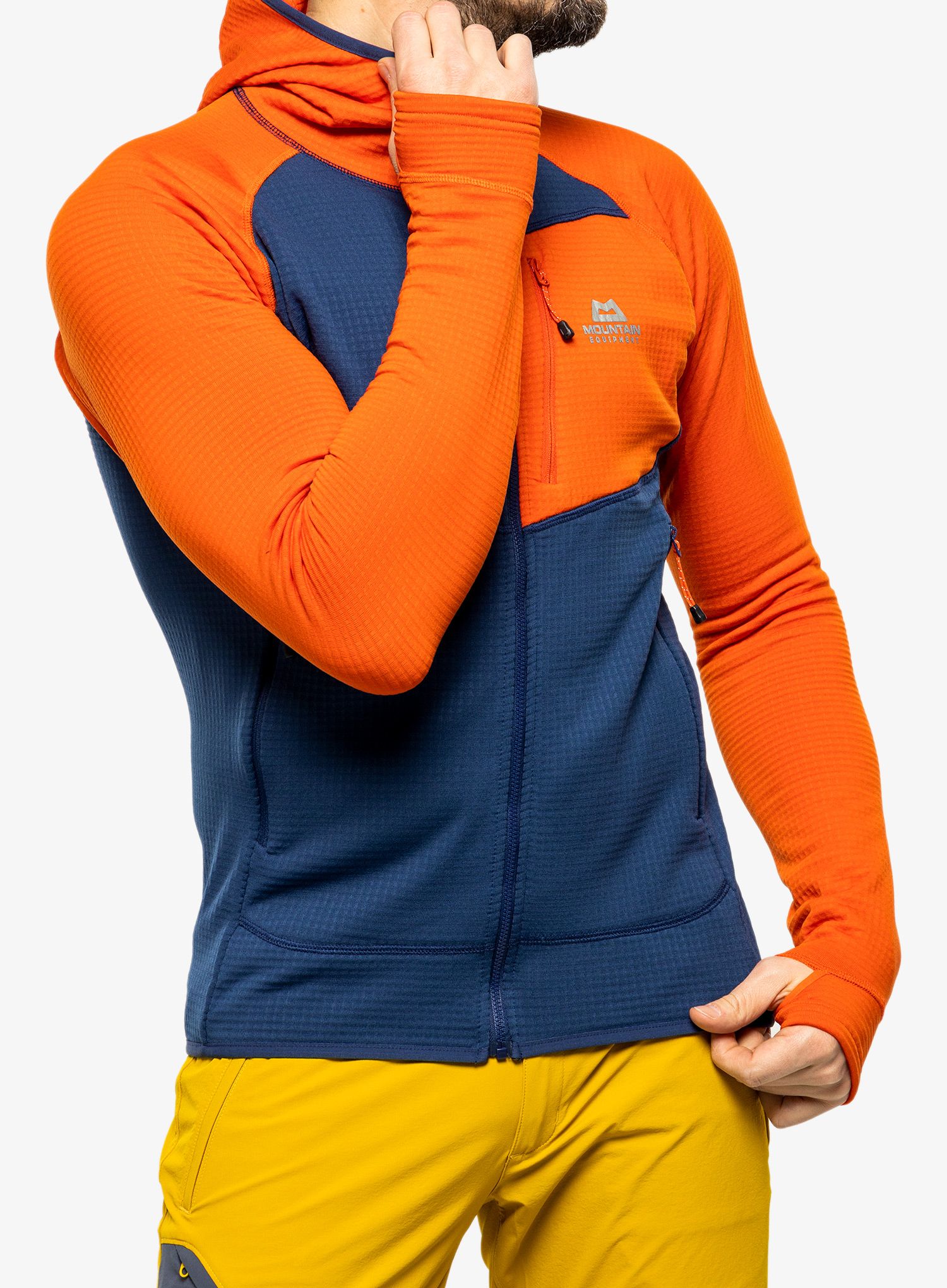 Rozepínací mikina Mountain Equipment Eclipse Hooded Jacket - medieval/cardinal