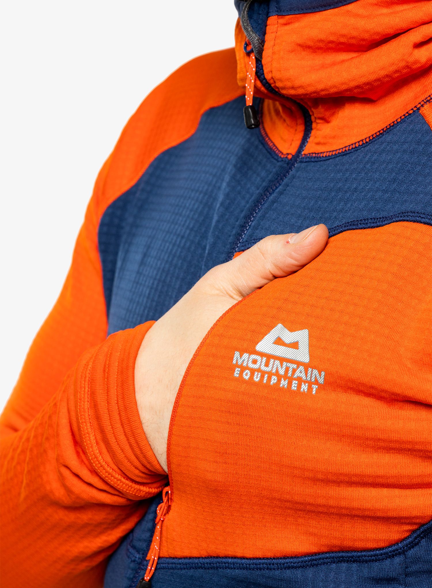 Rozepínací mikina Mountain Equipment Eclipse Hooded Jacket - medieval/cardinal