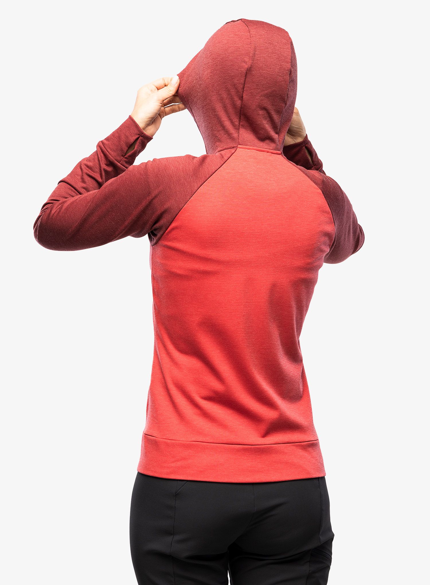 Dámská mikina na lezení Mountain Equipment Endika Hooded Jacket - capsicum/tibetan red