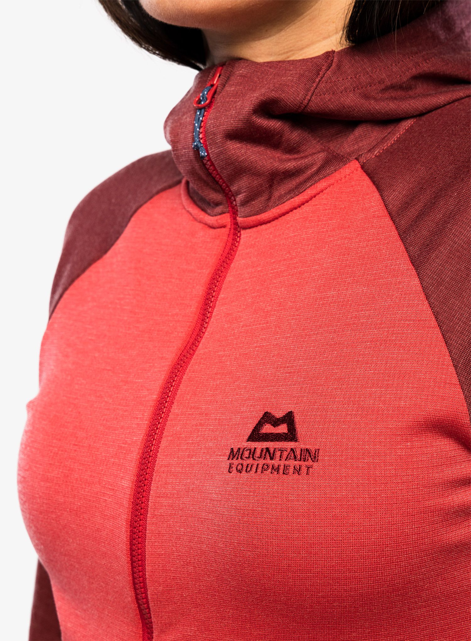 Dámská mikina na lezení Mountain Equipment Endika Hooded Jacket - capsicum/tibetan red