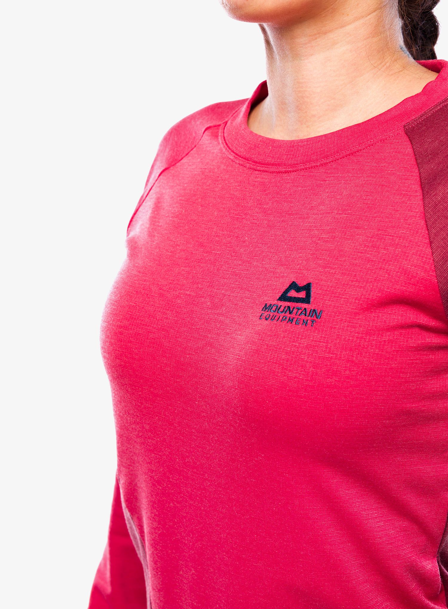 Dámská mikina na lezení Mountain Equipment Endika Top - capsicum/tibetan red