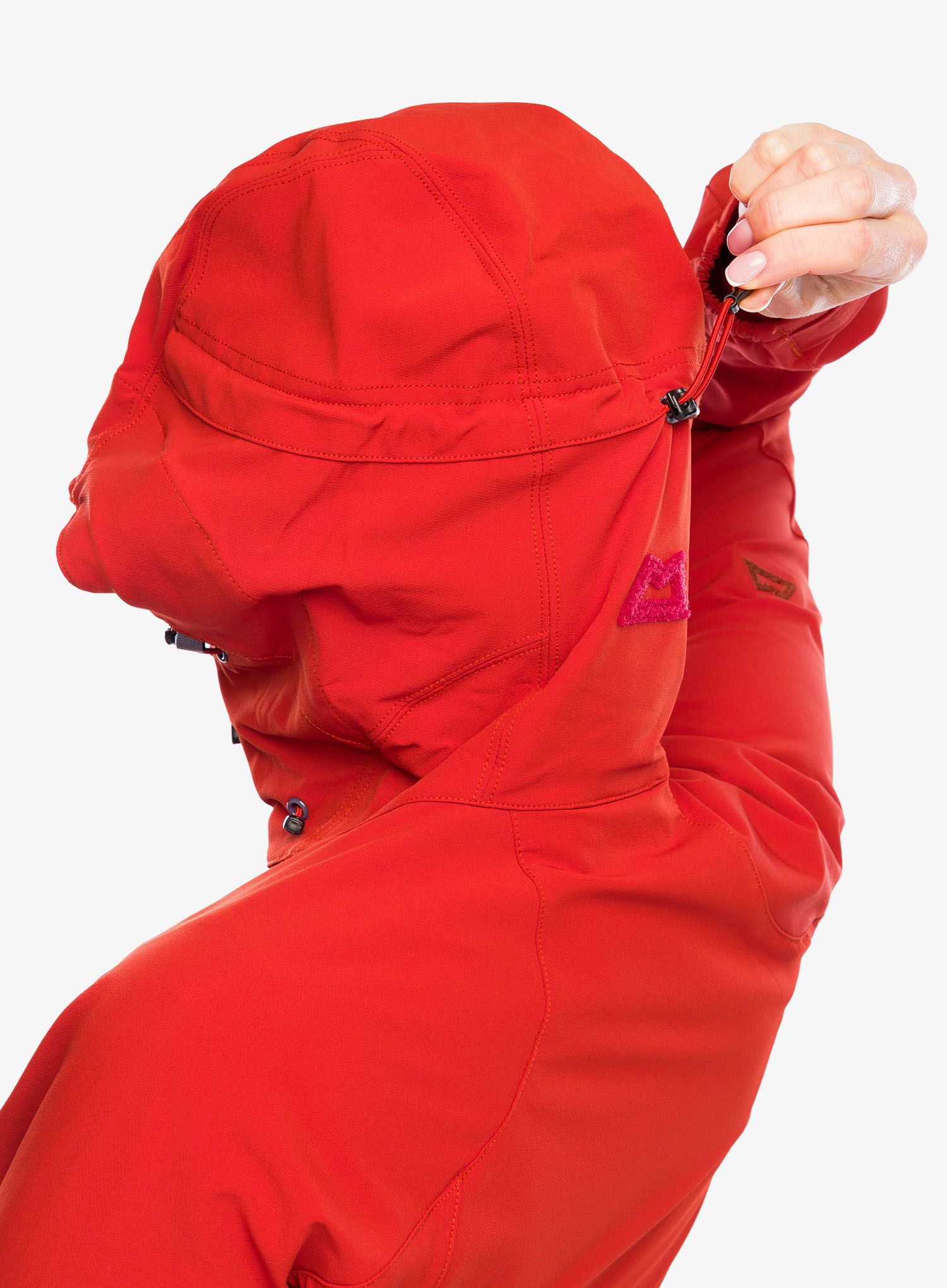 Softshellová bunda dámská Mountain Equipment Frontier Hooded Jacket - atlas red