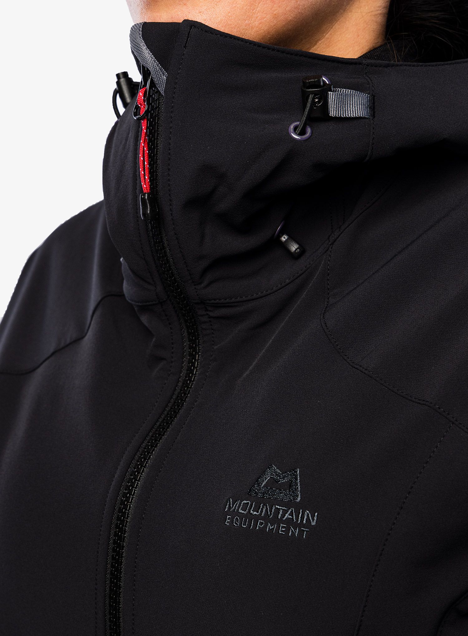 Softshellová bunda dámská Mountain Equipment Frontier Hooded Jacket - black